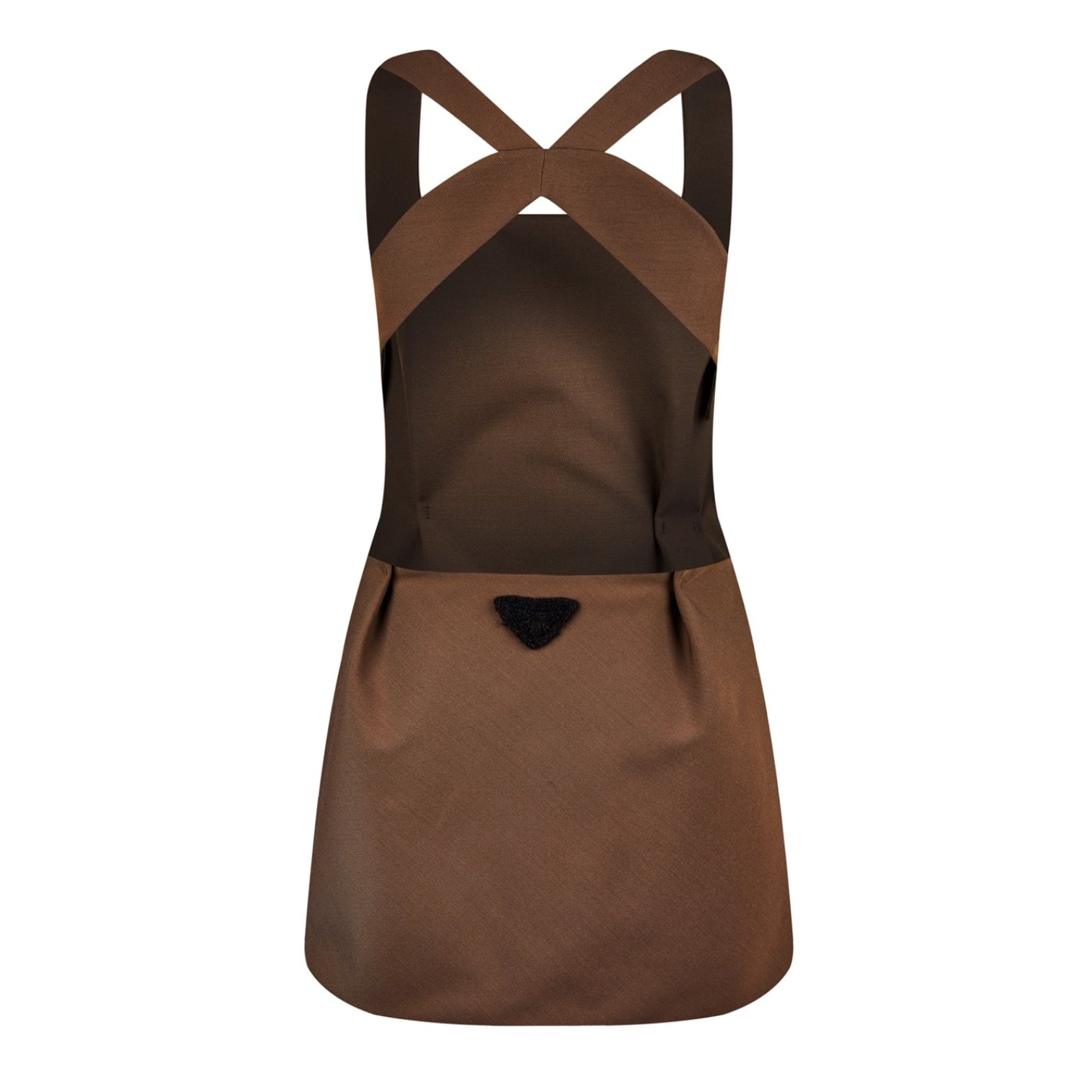 LUXURY HUB PRADA ABITI ASYMMETRICAL MINI DRESS