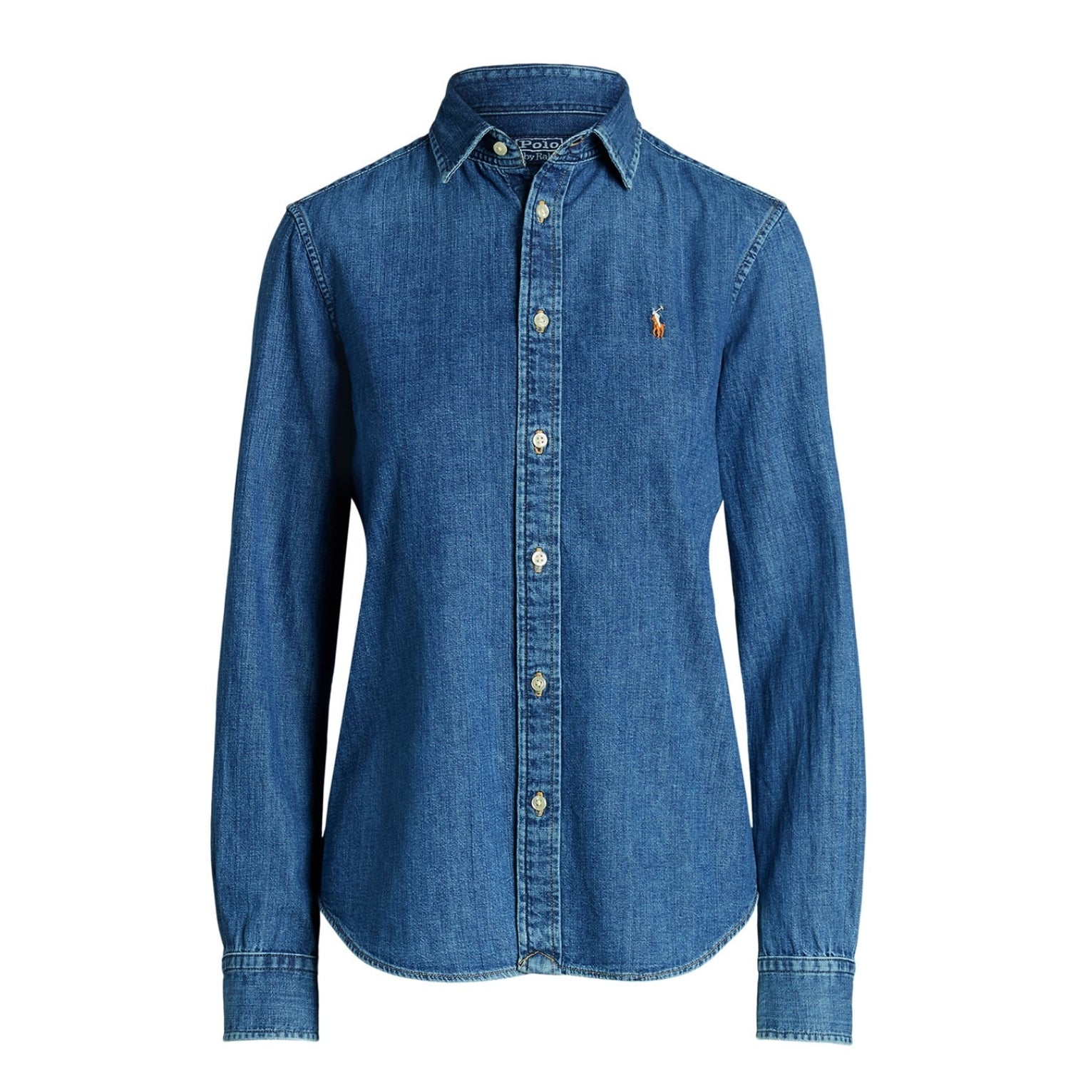 LUXURY HUB POLO RALPH LAUREN CHARLOTTE DENIM SHIRT