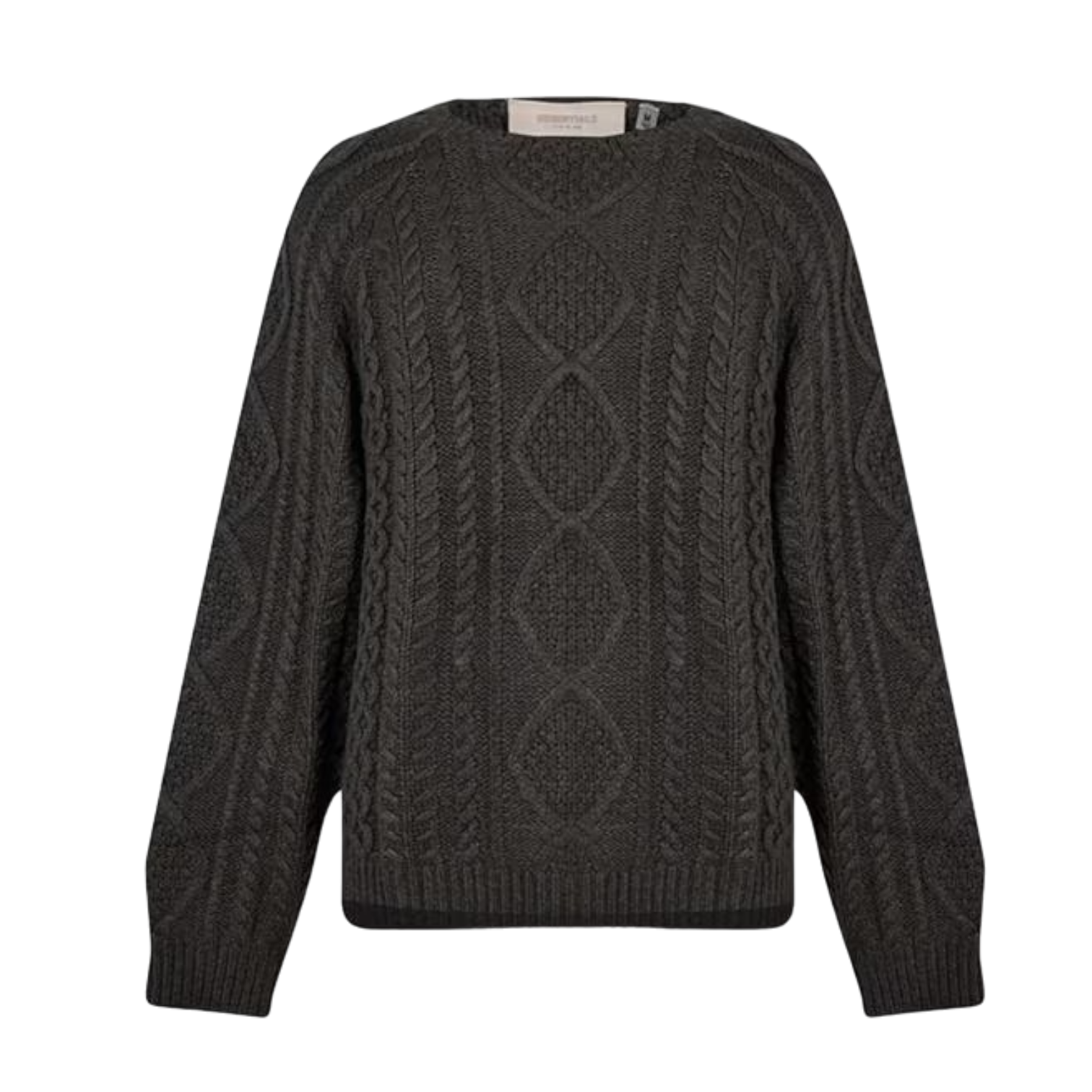 LUXURY HUB FEAR OF GOD ESSENTIALS CABLE KNIT JUMPER