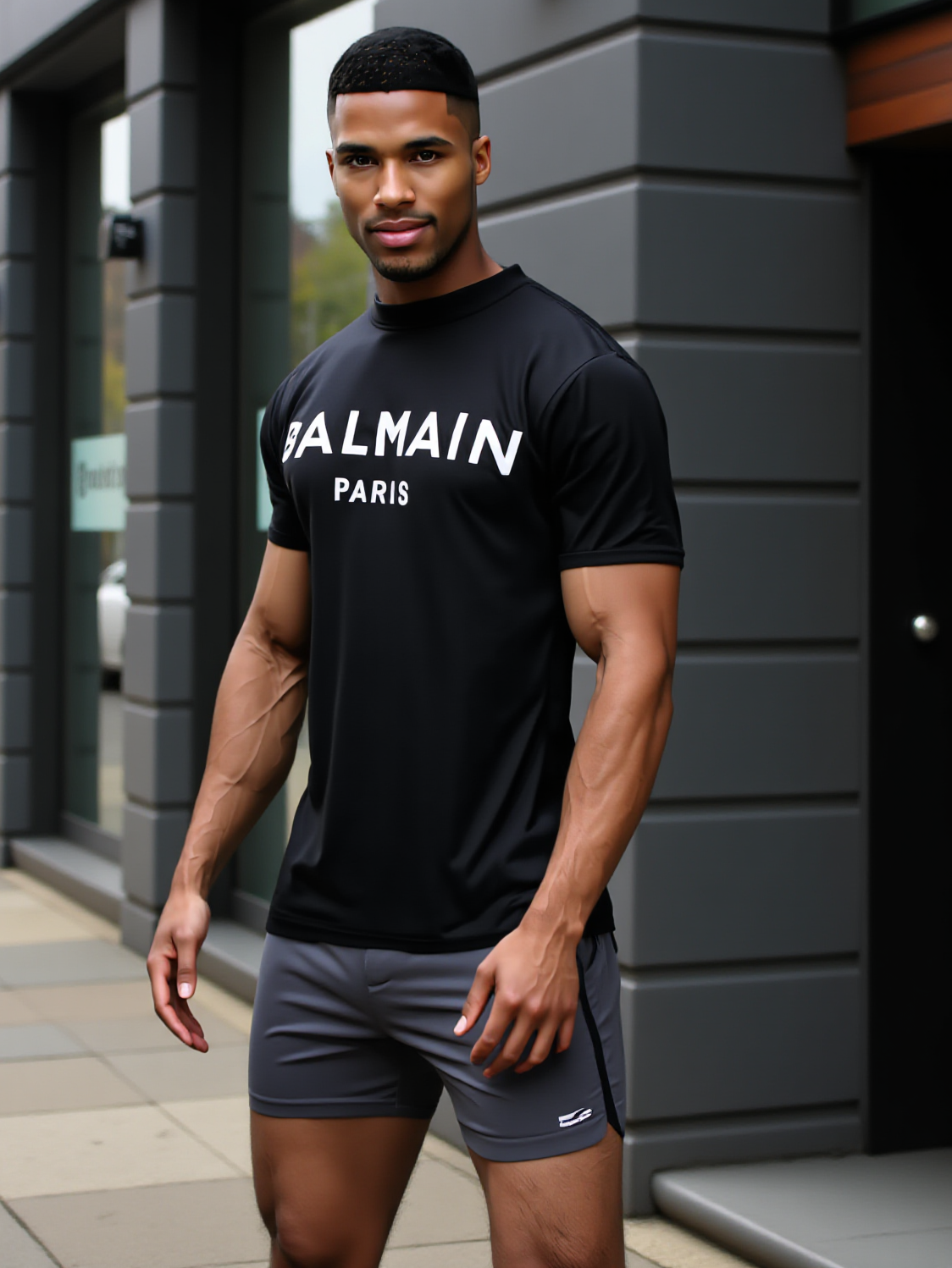 LUXURY HUB BALMAIN U MUSCLE TEE