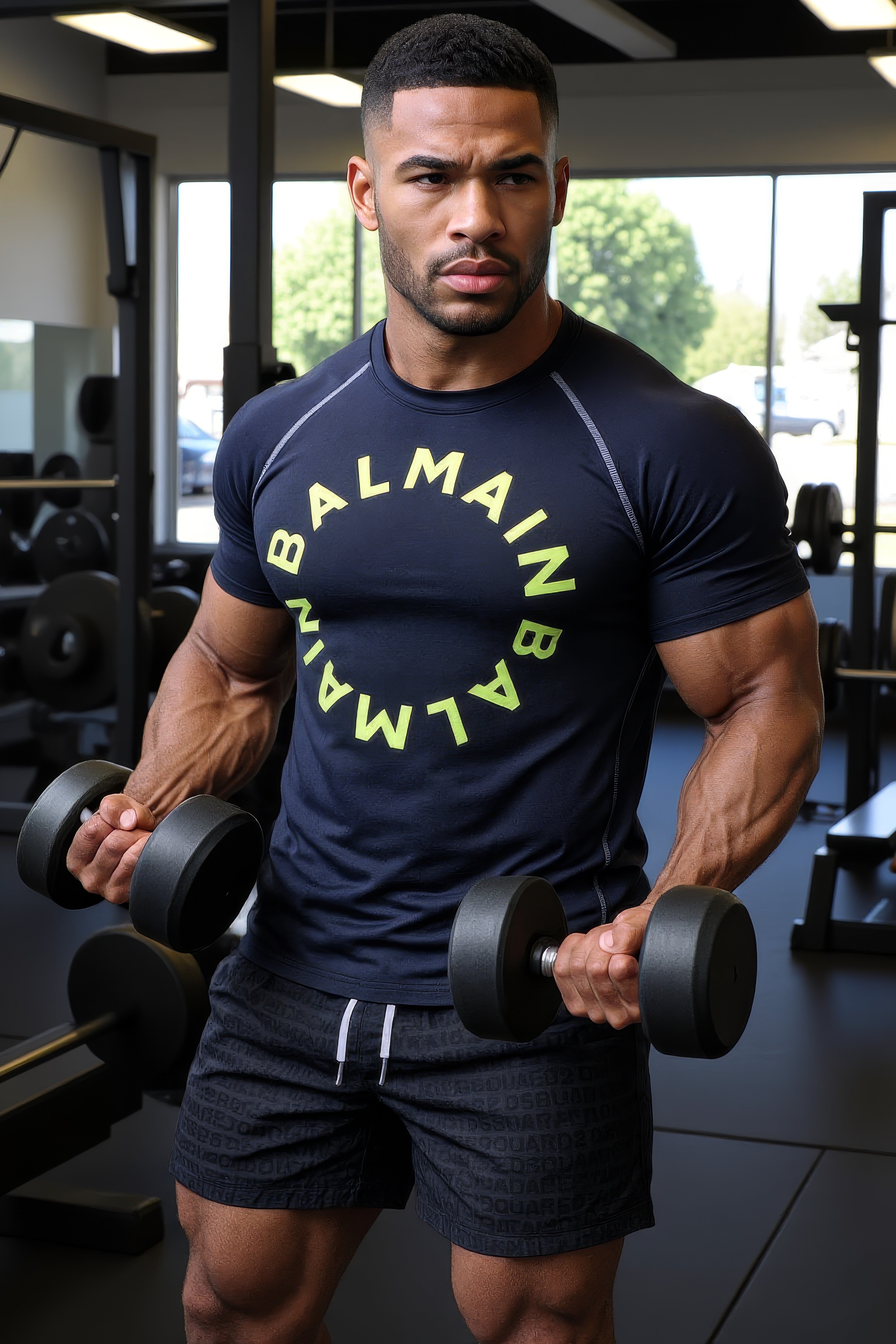 LUXURY HUB BALMAIN U CIRCLE TEE