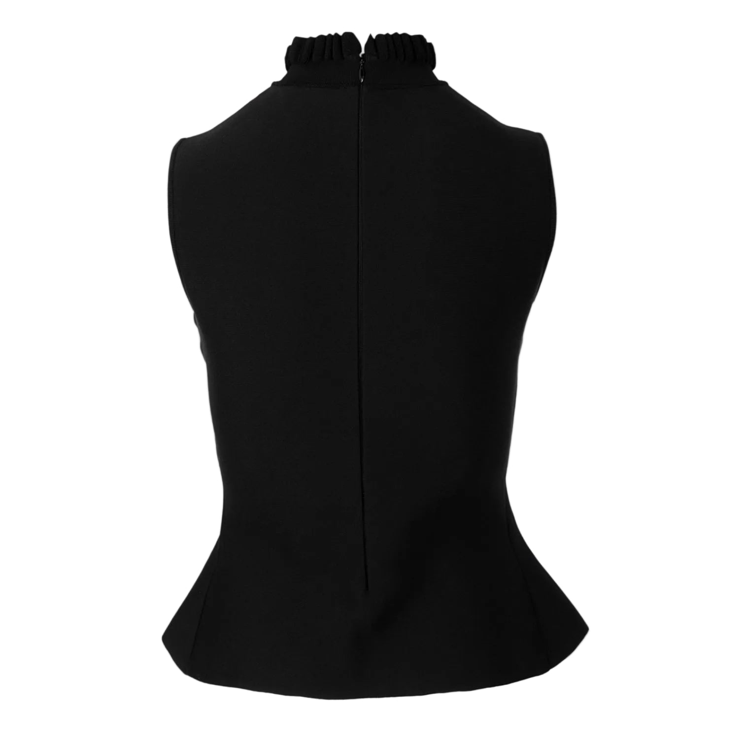 LUXURY HUB ALEXANDER MCQUEEN WOMEN'S ALEX STRUCTURED TAILORED PEPLUM TOP