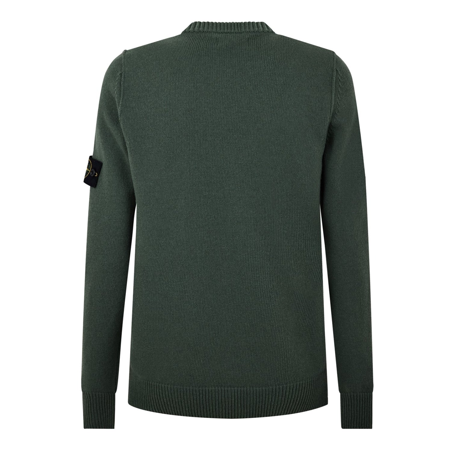 LUXURY HUB STONE ISLAND LAMBSWOOL CREW NECK KNIT JUMPER