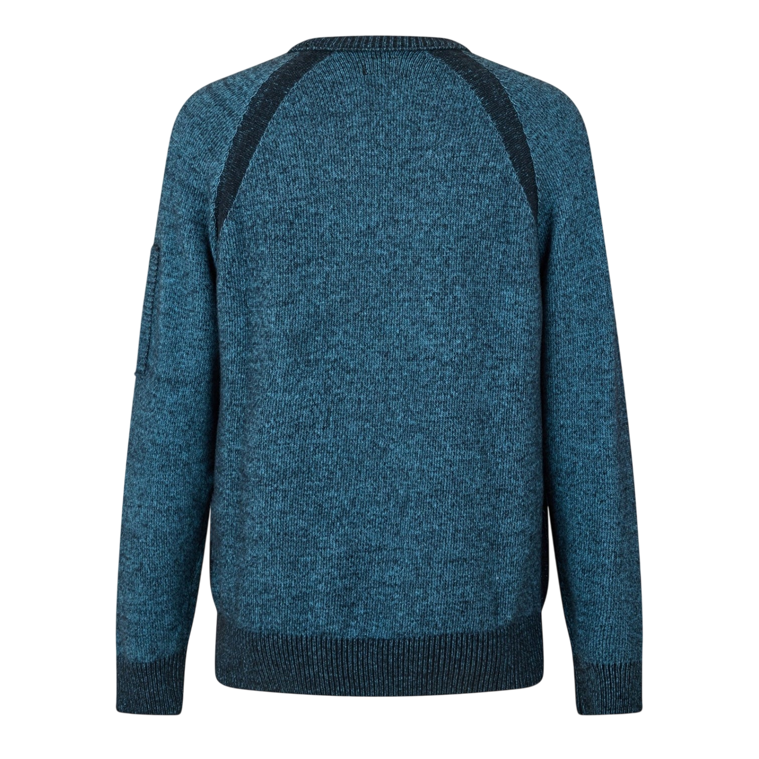 LUXURY HUB CP COMPANY MEN'S LENS CREW KNITTED TURTLE NECK JUMPER