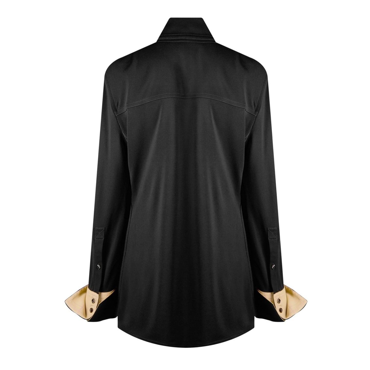 LUXURY HUB BOTTEGA VENETA MATT FLUID VISCOSE JERSEY SHIRT