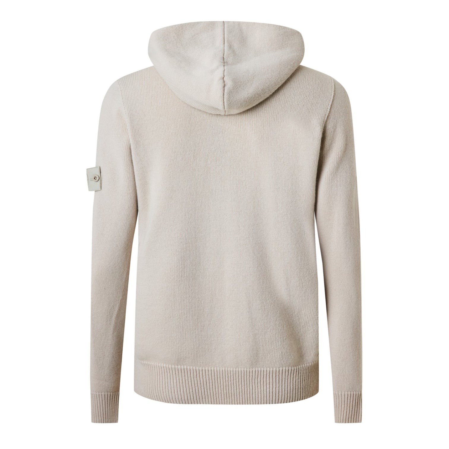 LUXURY HUB STONE ISLAND GHOST BADGE KNIT SWEATSHIRT