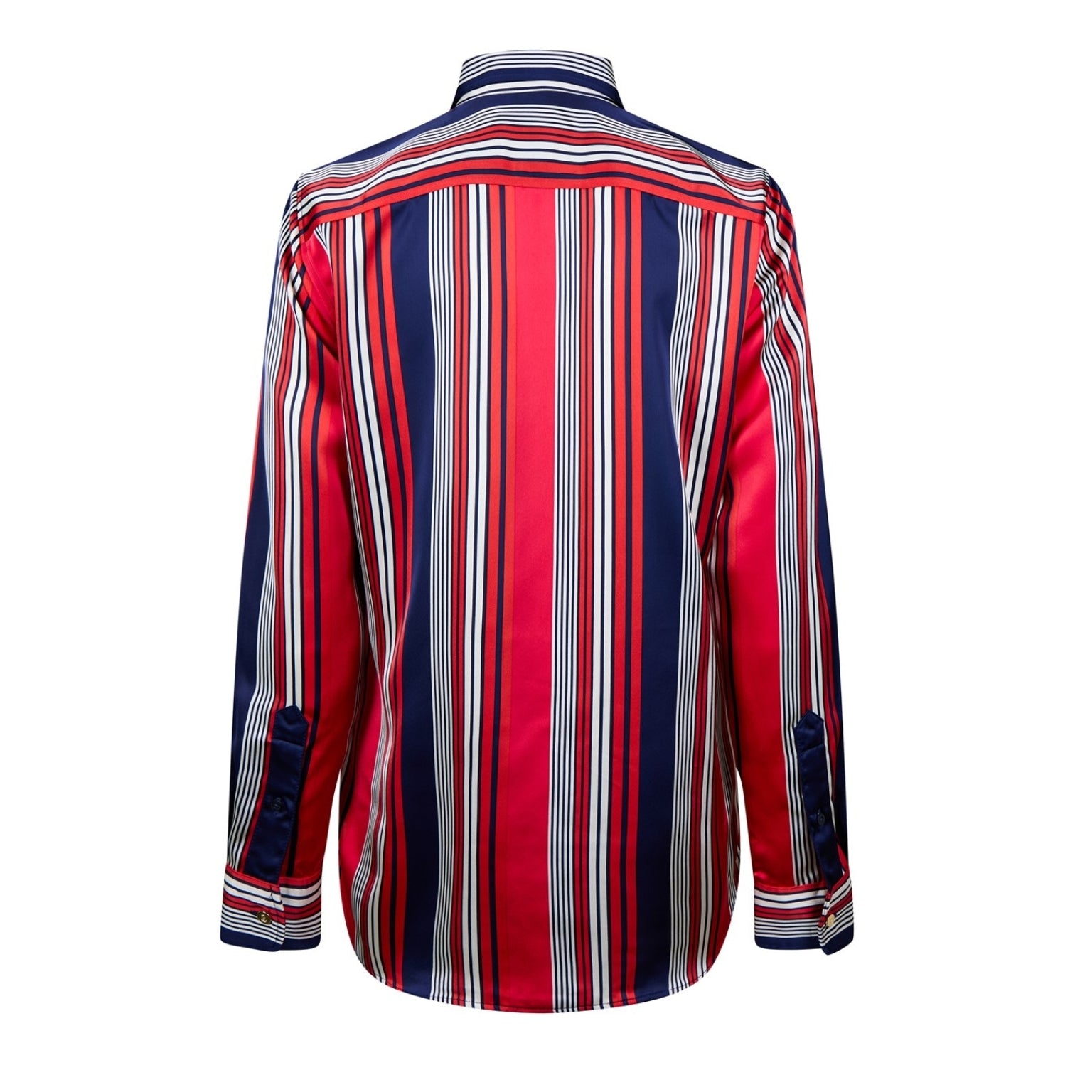 LUXURY HUB LAUREN BY RALPH LAUREN JAMELKO STRIPE LONG SLEEVE SHIRT