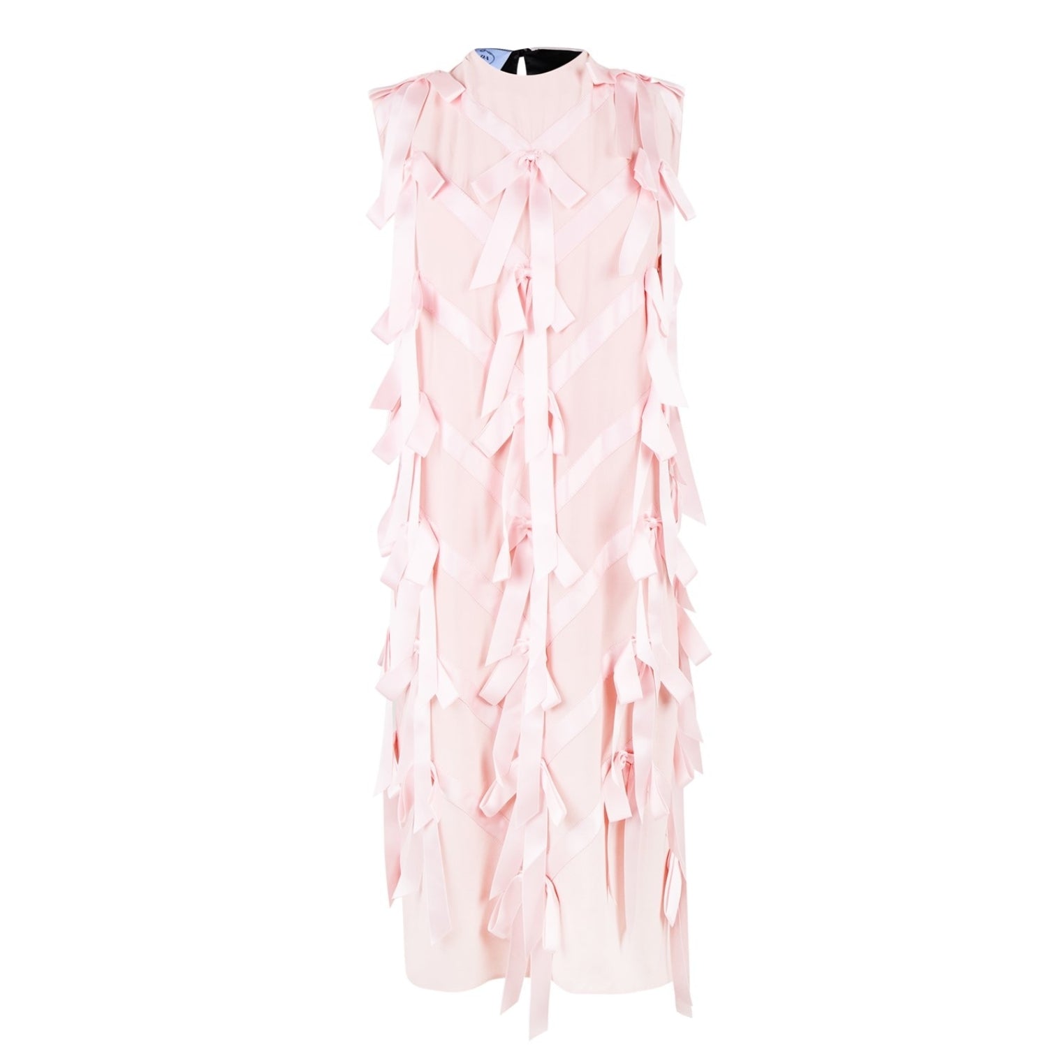LUXURY HUB PRADA SABLÉ DRESS WITH BOWS