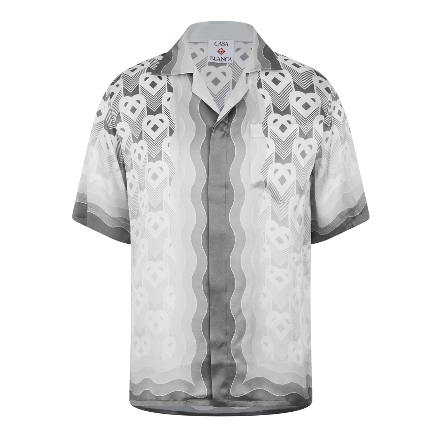 LUXURY HUB CASABLANCA MEN'S MONO SILK SHIRT