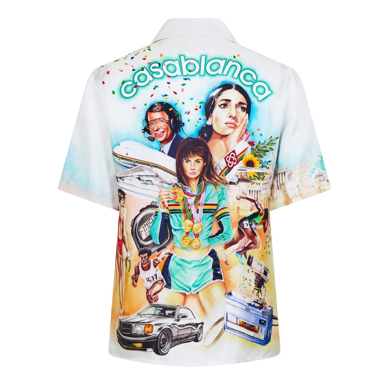 LUXURY HUB CASABLANCA MEN'S CELEBRATION SHIRT