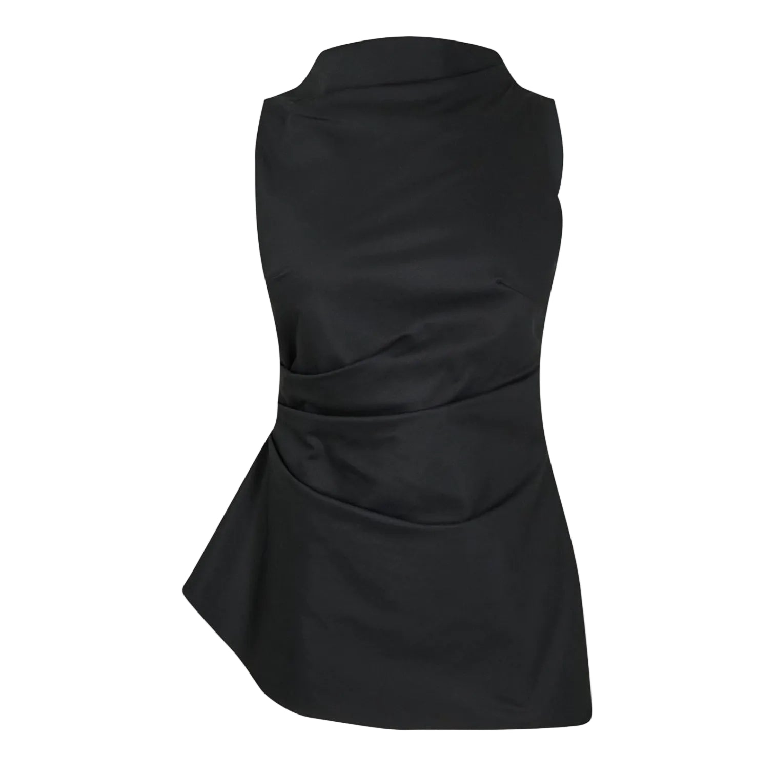 LUXURY HUB ALEXANDER MCQUEEN WOMEN'S COTTON PEPLUM TOP