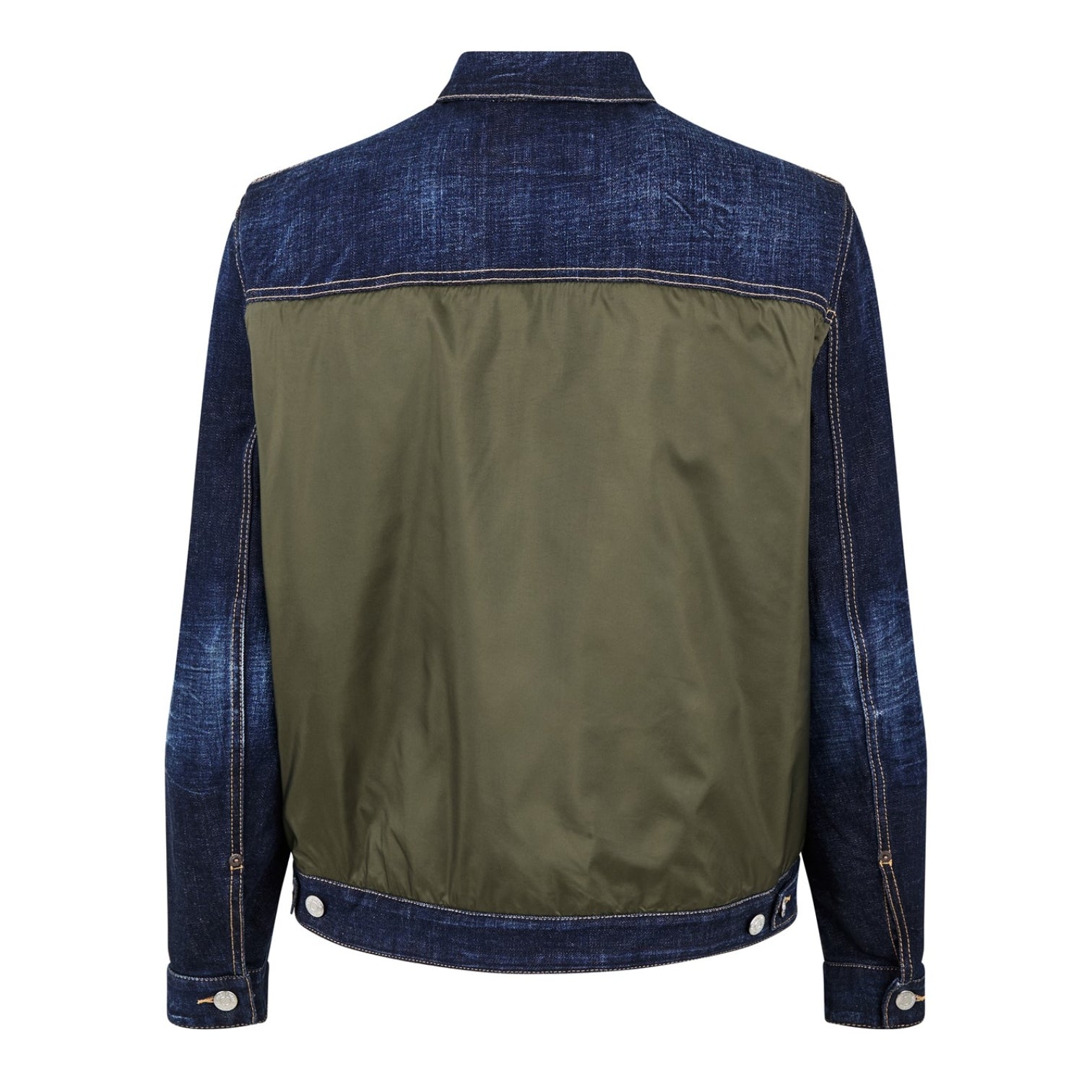 LUXURY HUB DSQUARED2 DENIM PUFFER JEAN JACKET