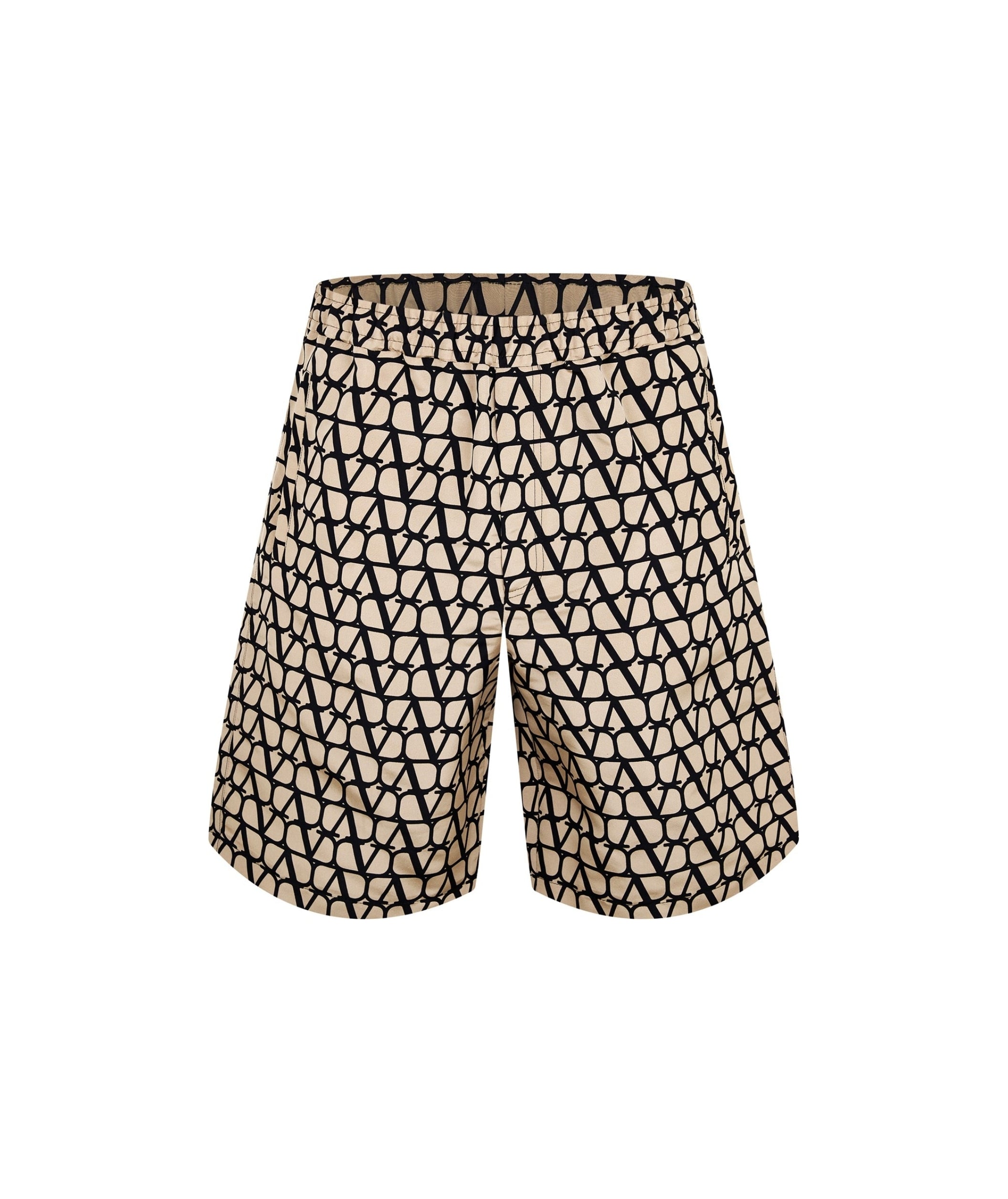 LUXURY HUB VALENTINO MONOGRAM BERMUDA SHORTS