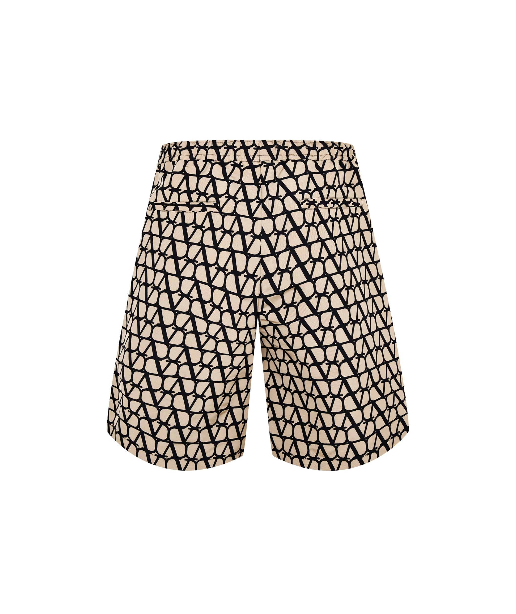 LUXURY HUB VALENTINO MONOGRAM BERMUDA SHORTS