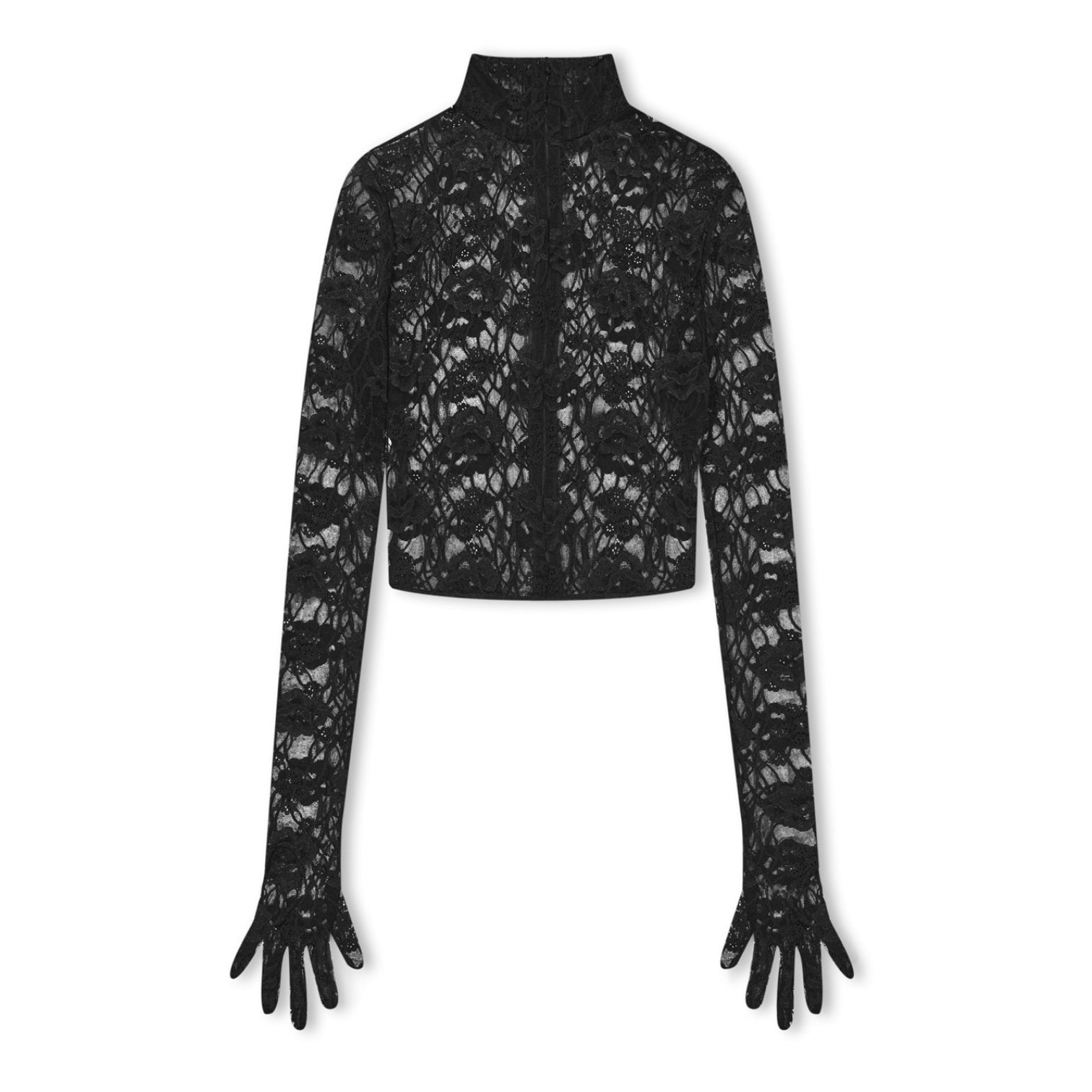 LUXURY HUB SAINT LAURENT SAINT LACE TOP