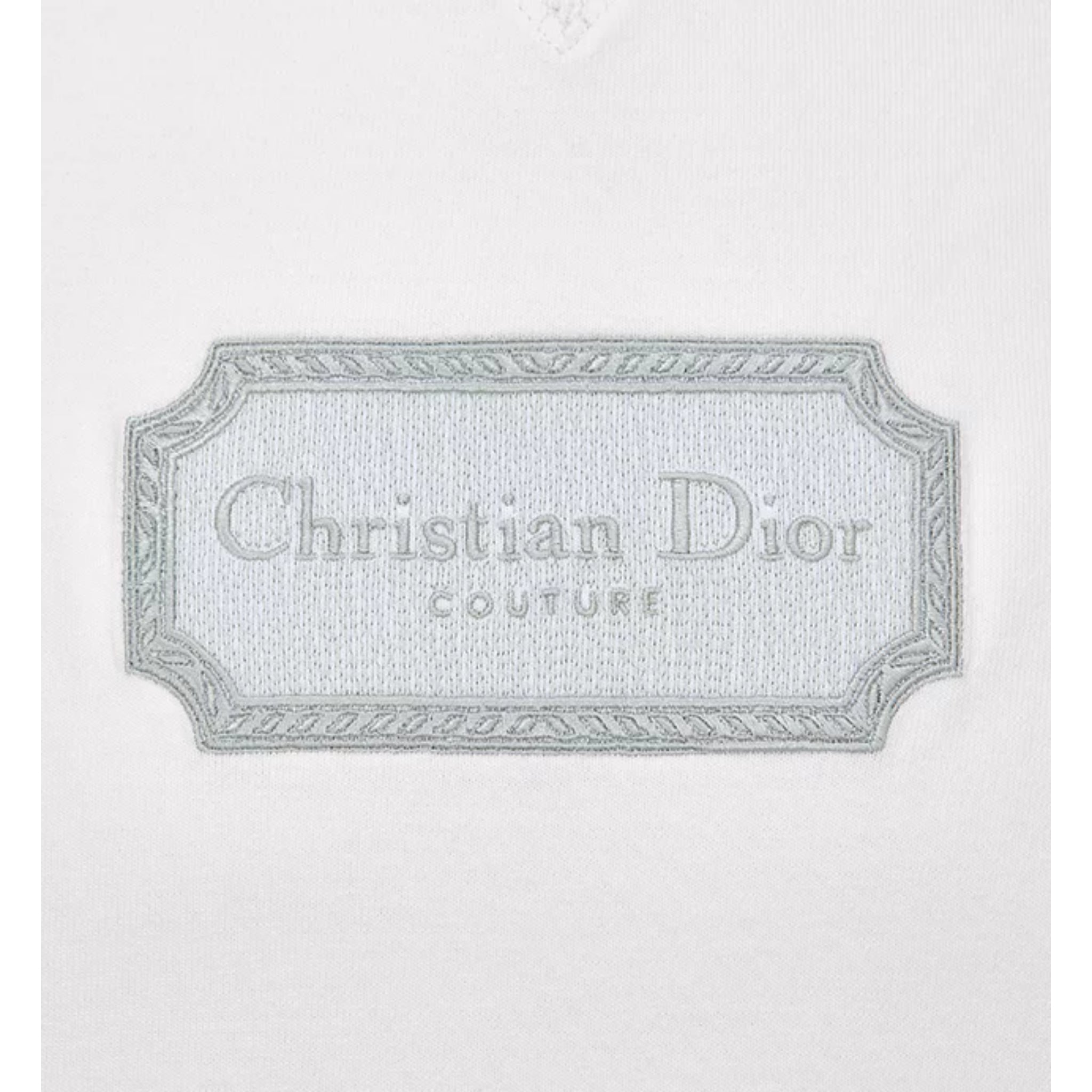 LUXURY HUB CHRISTIAN 'DIOR' PLAQUE TEE