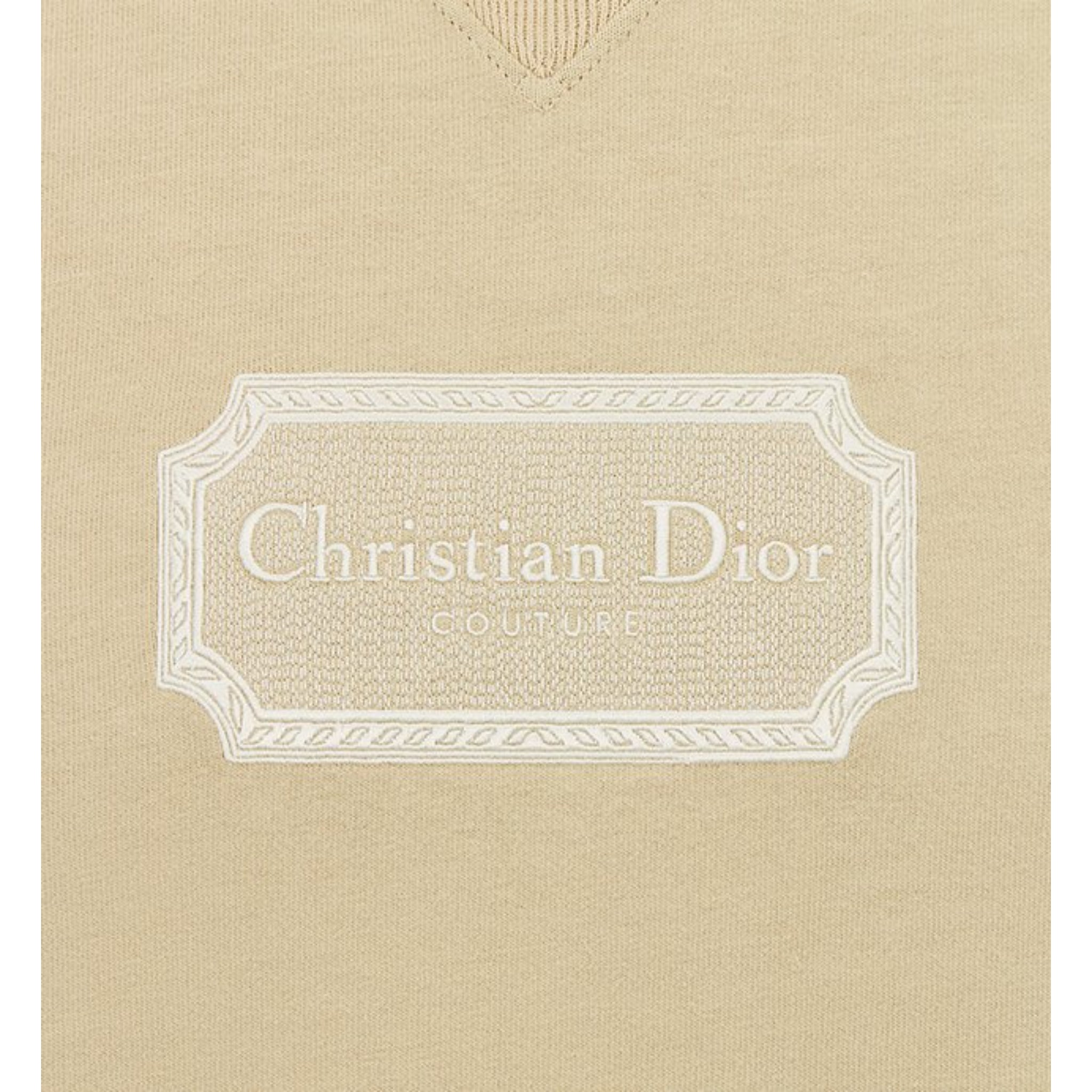 LUXURY HUB CHRISTIAN 'DIOR' PLAQUE TEE