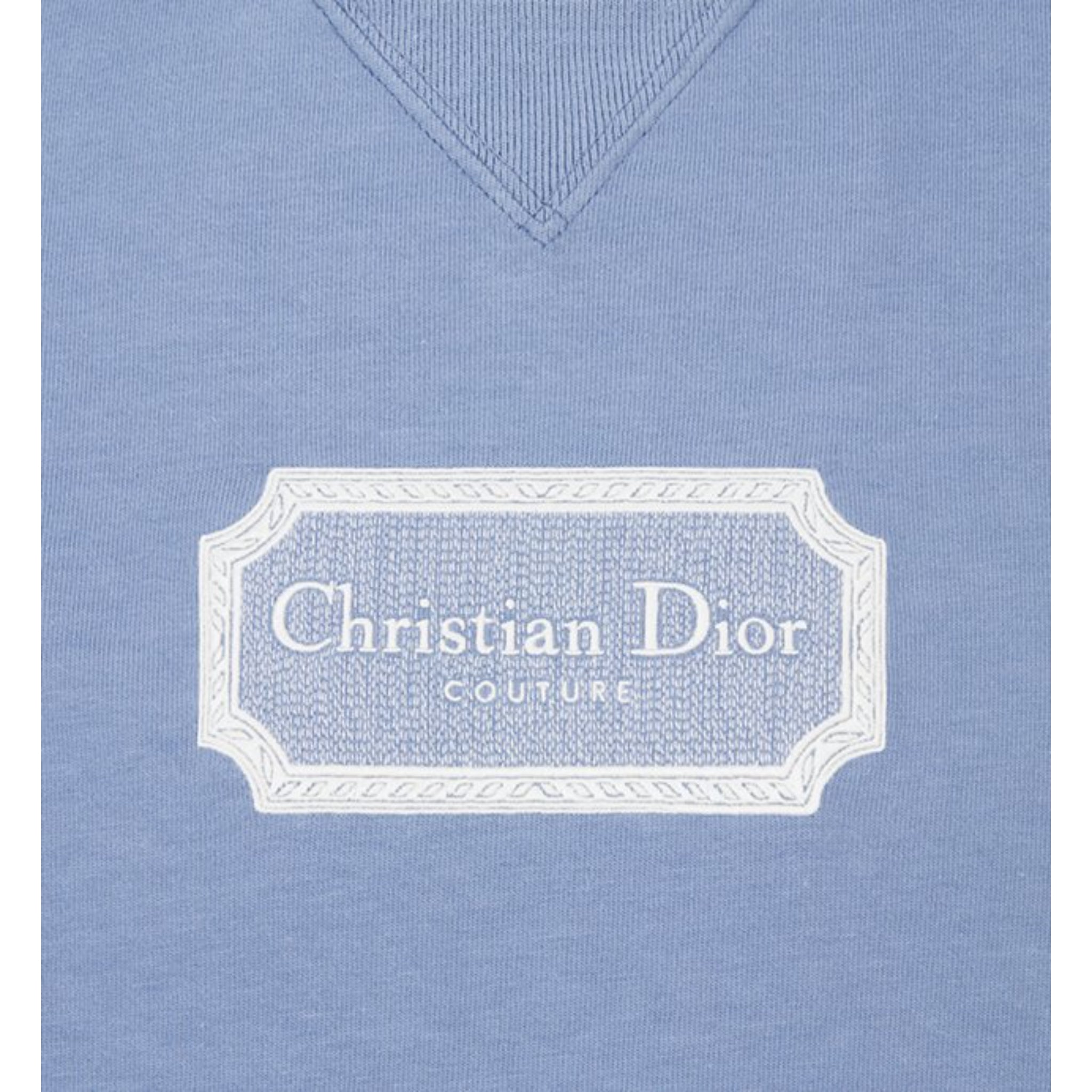 LUXURY HUB CHRISTIAN 'DIOR' PLAQUE TEE