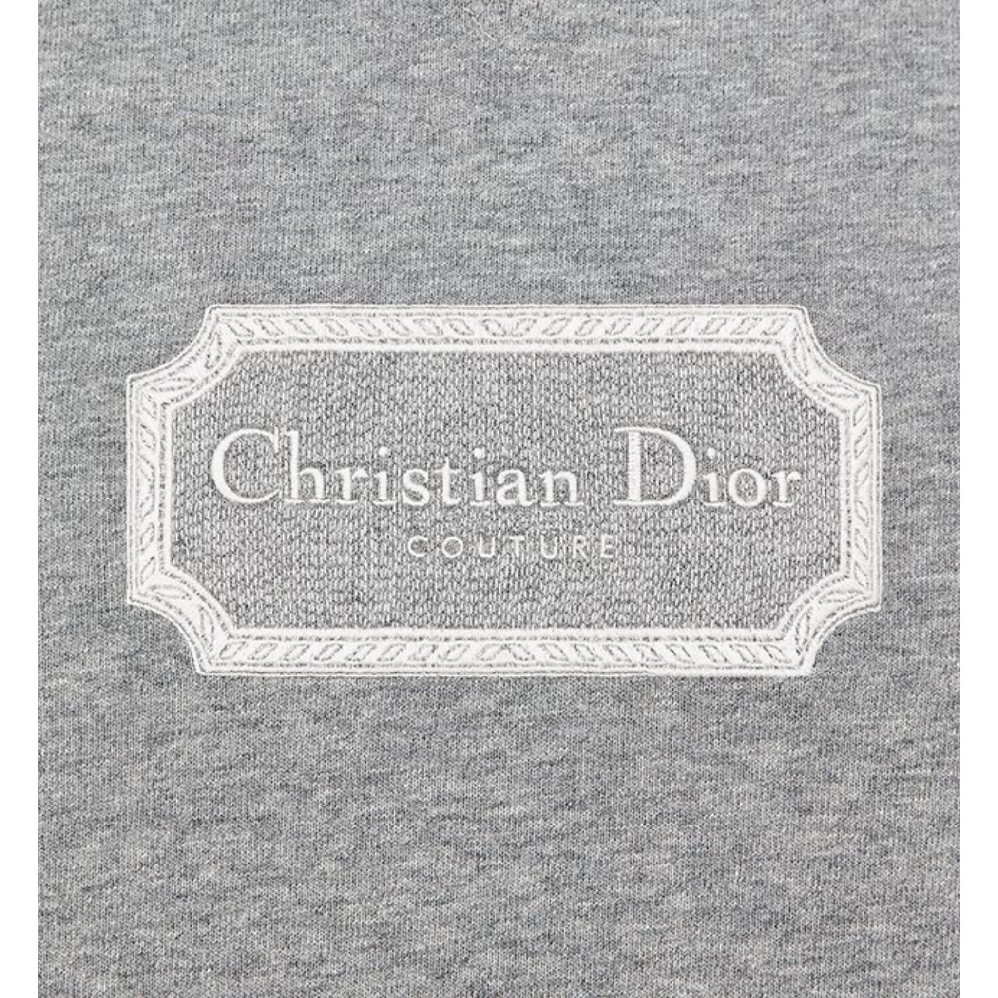 LUXURY HUB CHRISTIAN 'DIOR' PLAQUE TEE