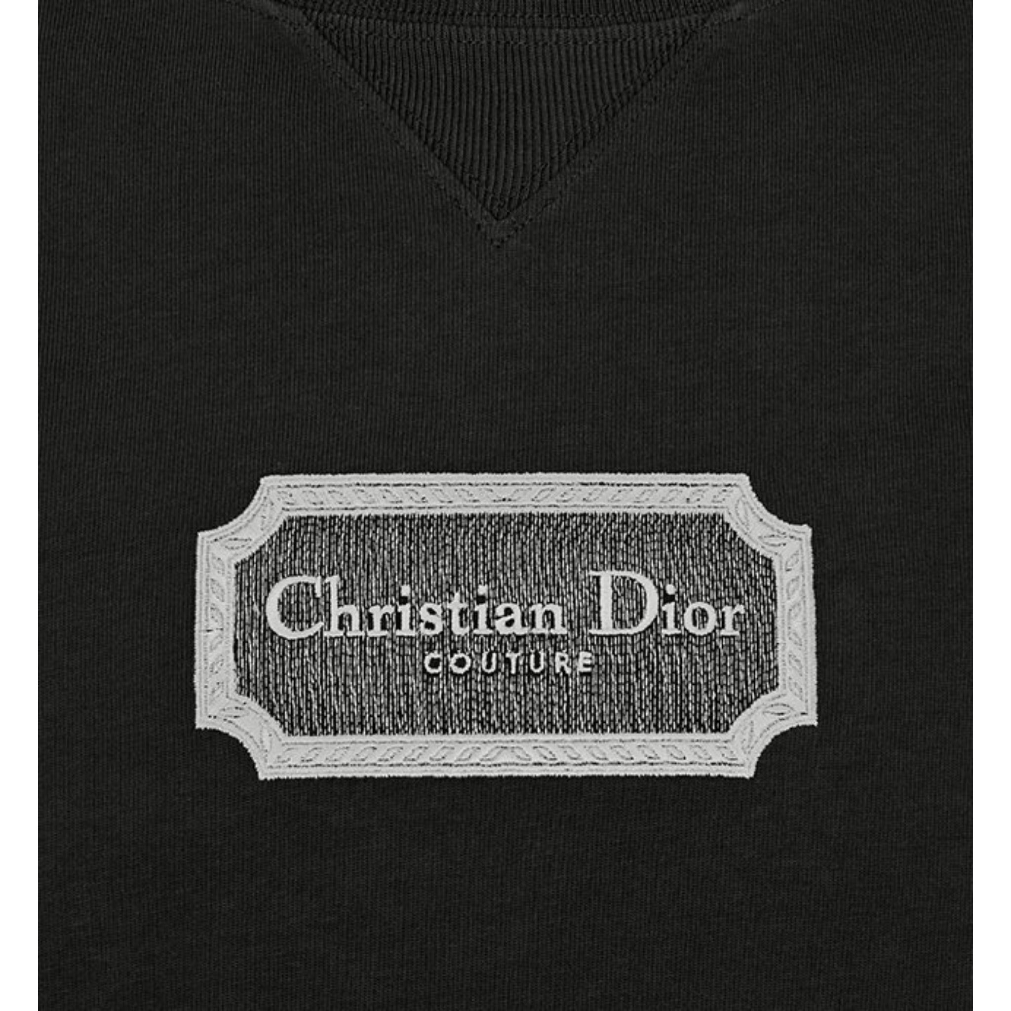 LUXURY HUB CHRISTIAN 'DIOR' PLAQUE TEE