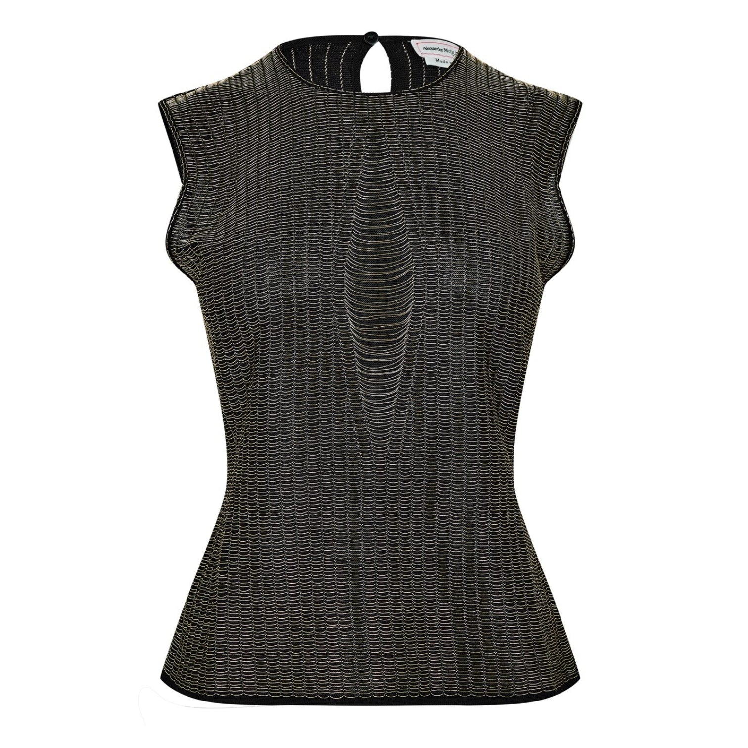 LUXURY HUB ALEXANDER MCQUEEN ALEX ARMOUR STITCH TOP