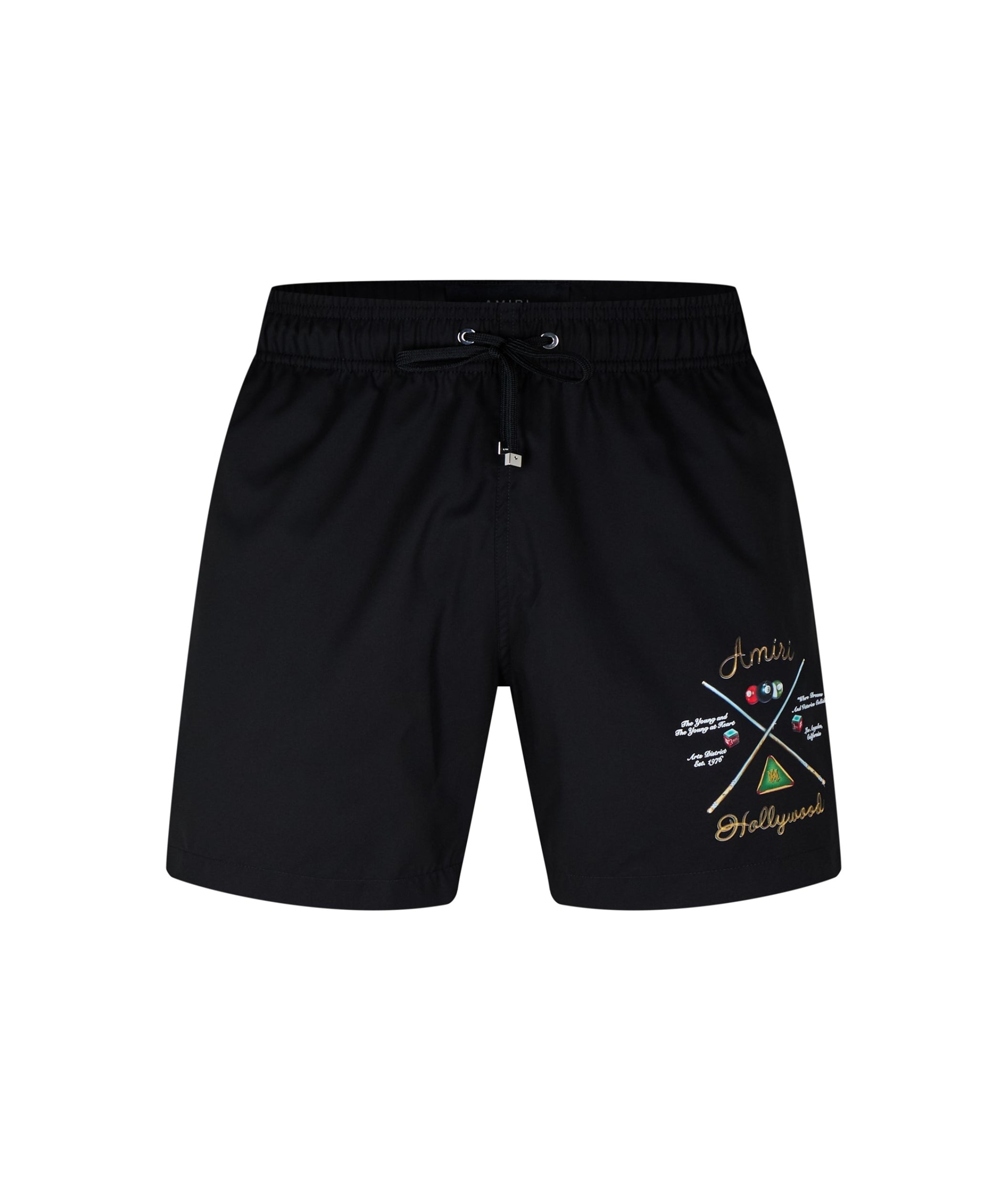 LUXURY HUB AMIRI POOL CUE SWIM SHORTS