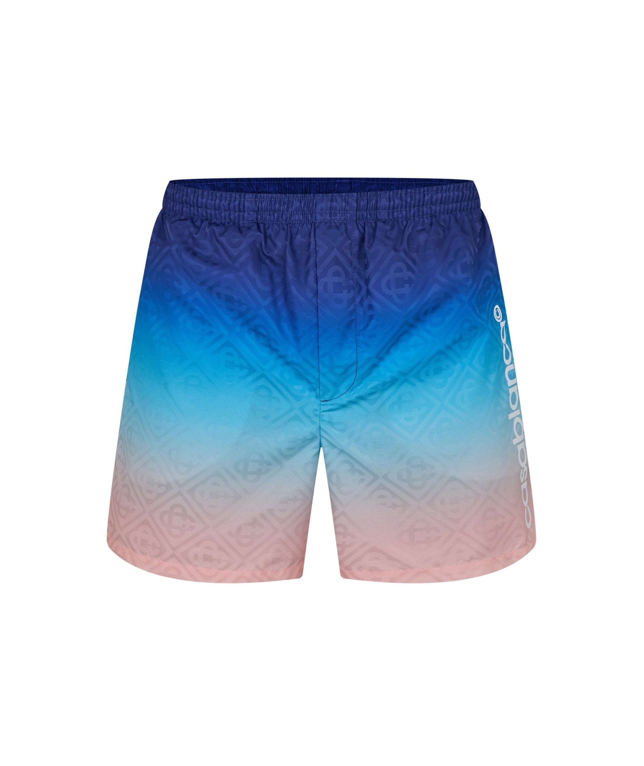 LUXURY HUB CASABLANCA CASA MONO LOGO SWIM SHORTS