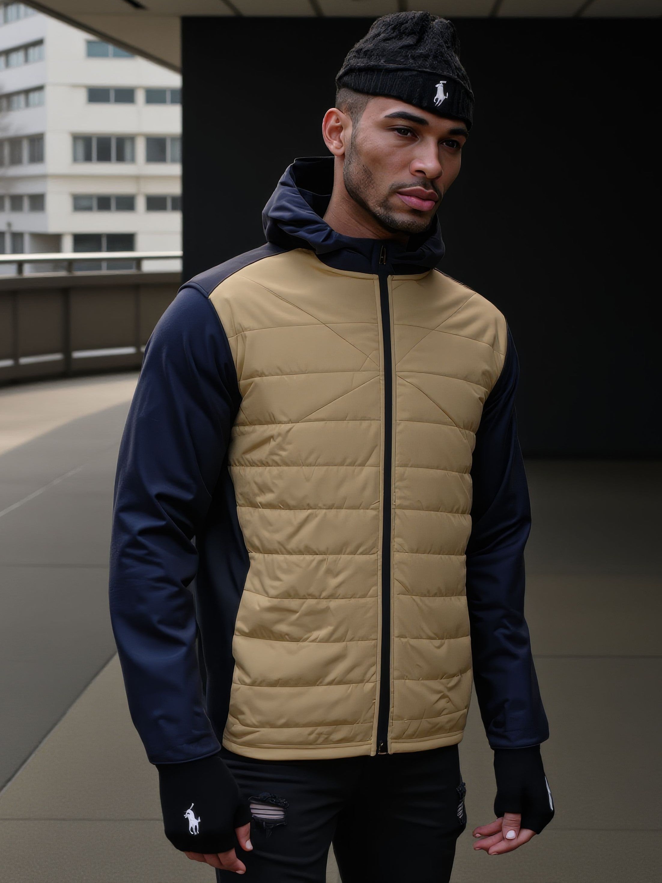 LUXURY HUB POLO RALPH LAUREN HYBRID HOODED JACKET