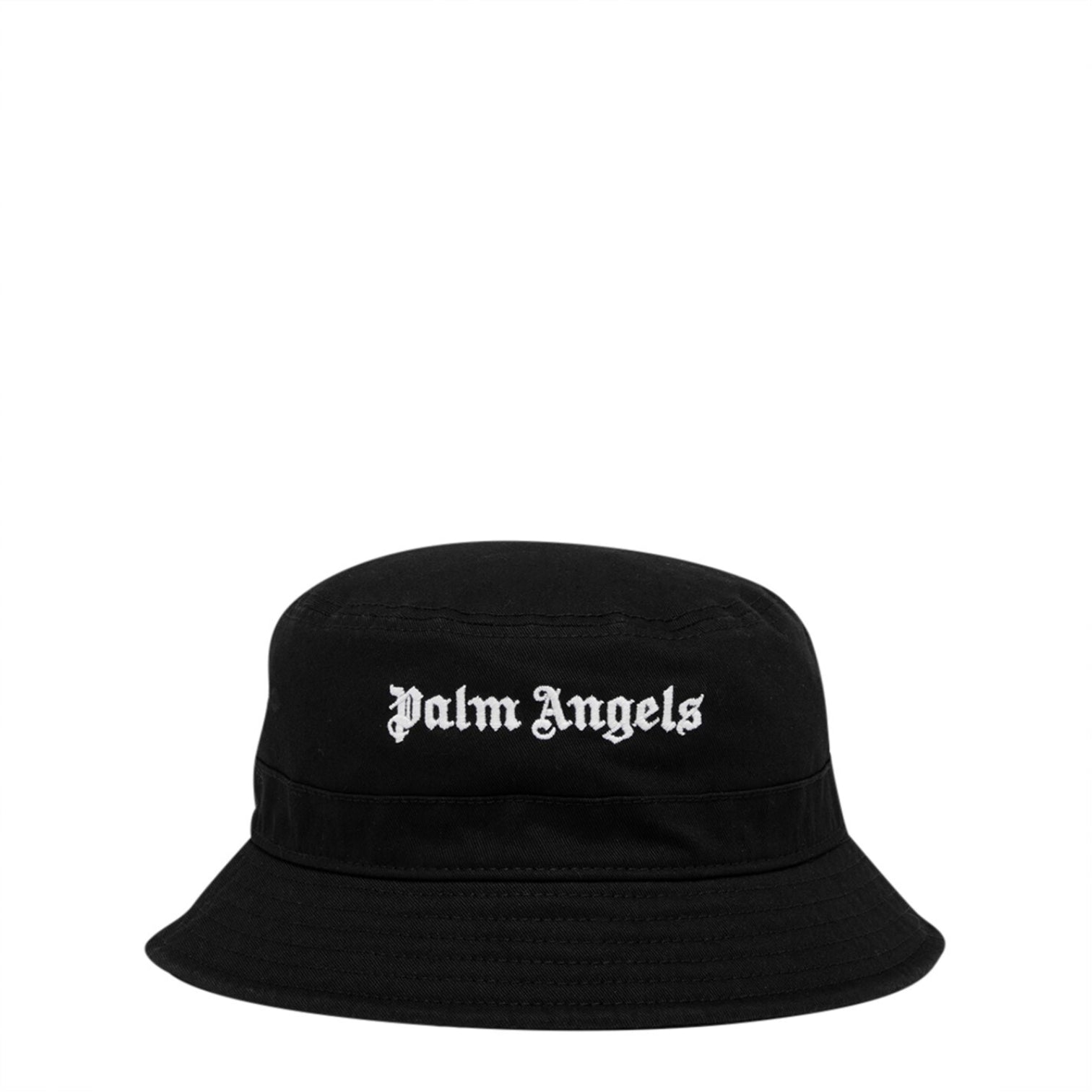 LUXURY HUB PALM ANGELS LOGO BUCKET HAT