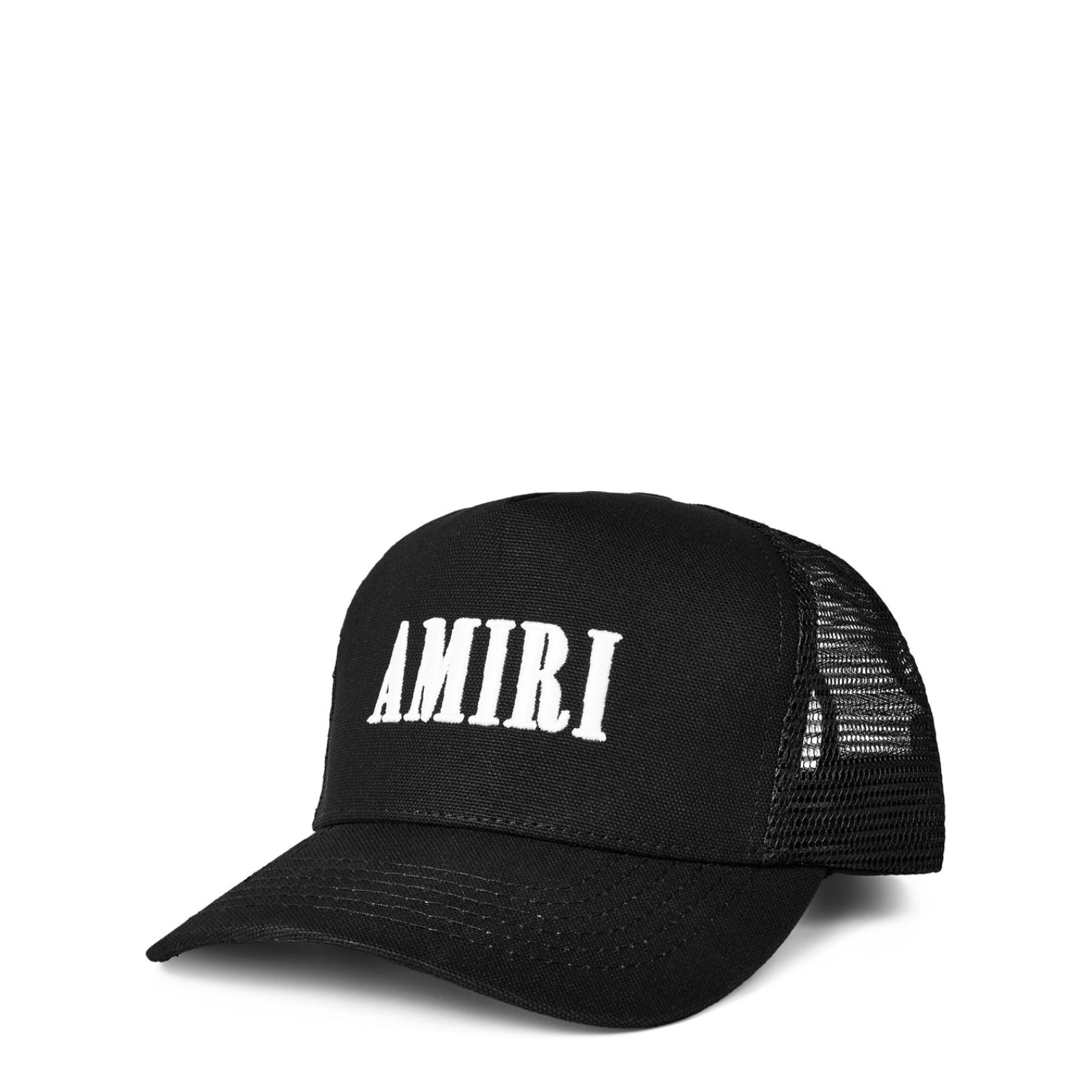 LUXURY HUB AMIRI LOGO TRUCKER CAP