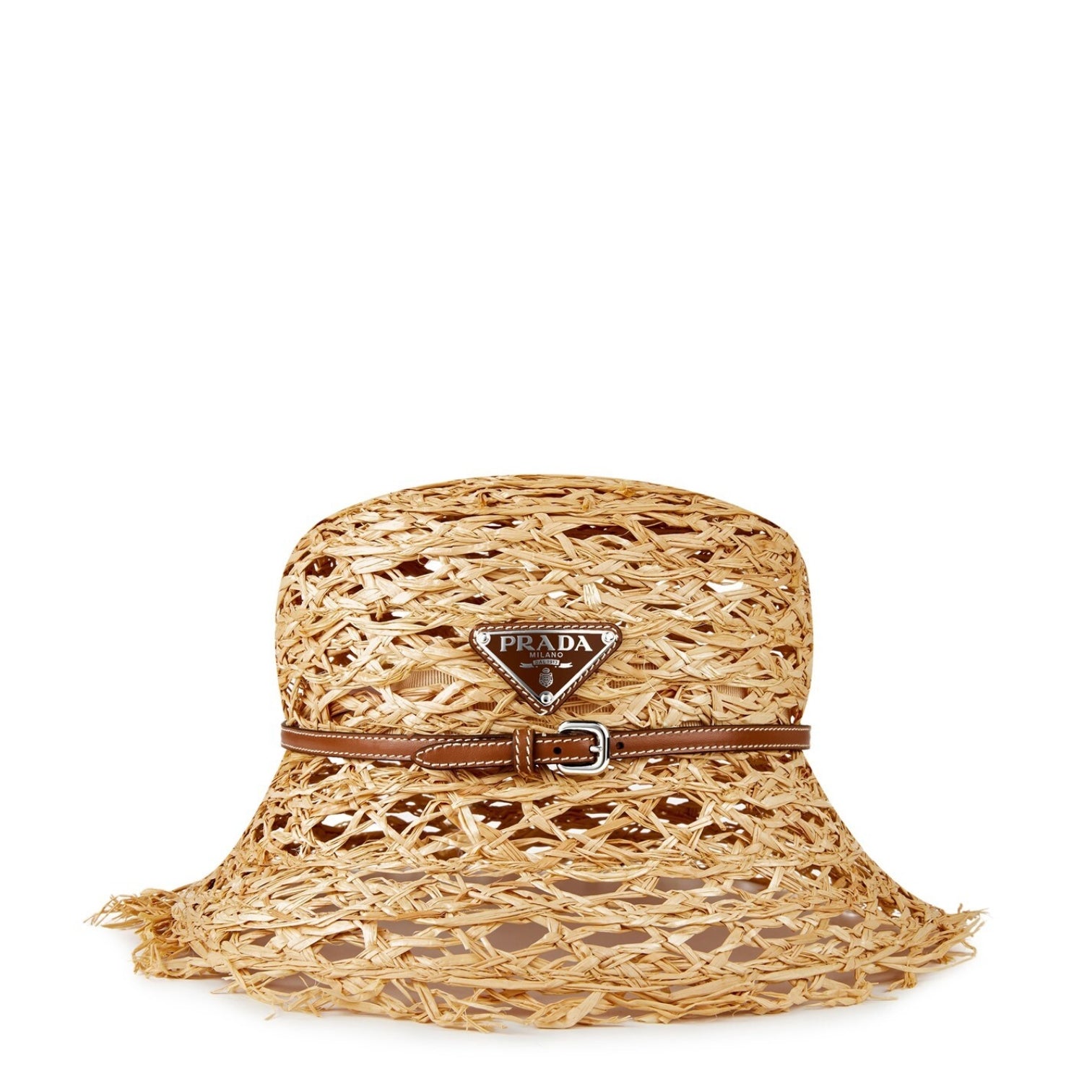 LUXURY HUB PRADA RAFFIA BUCKET HAT