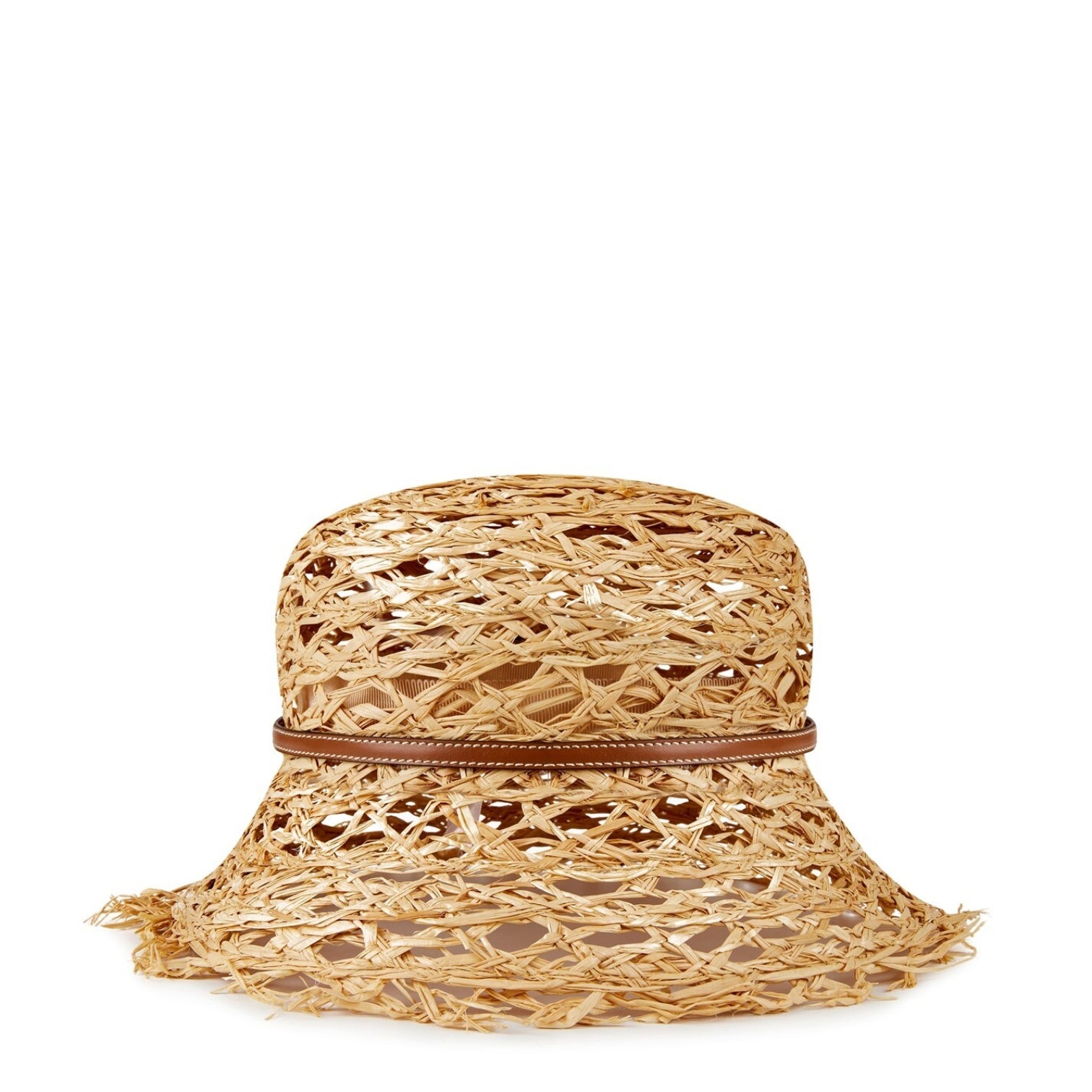 LUXURY HUB PRADA RAFFIA BUCKET HAT