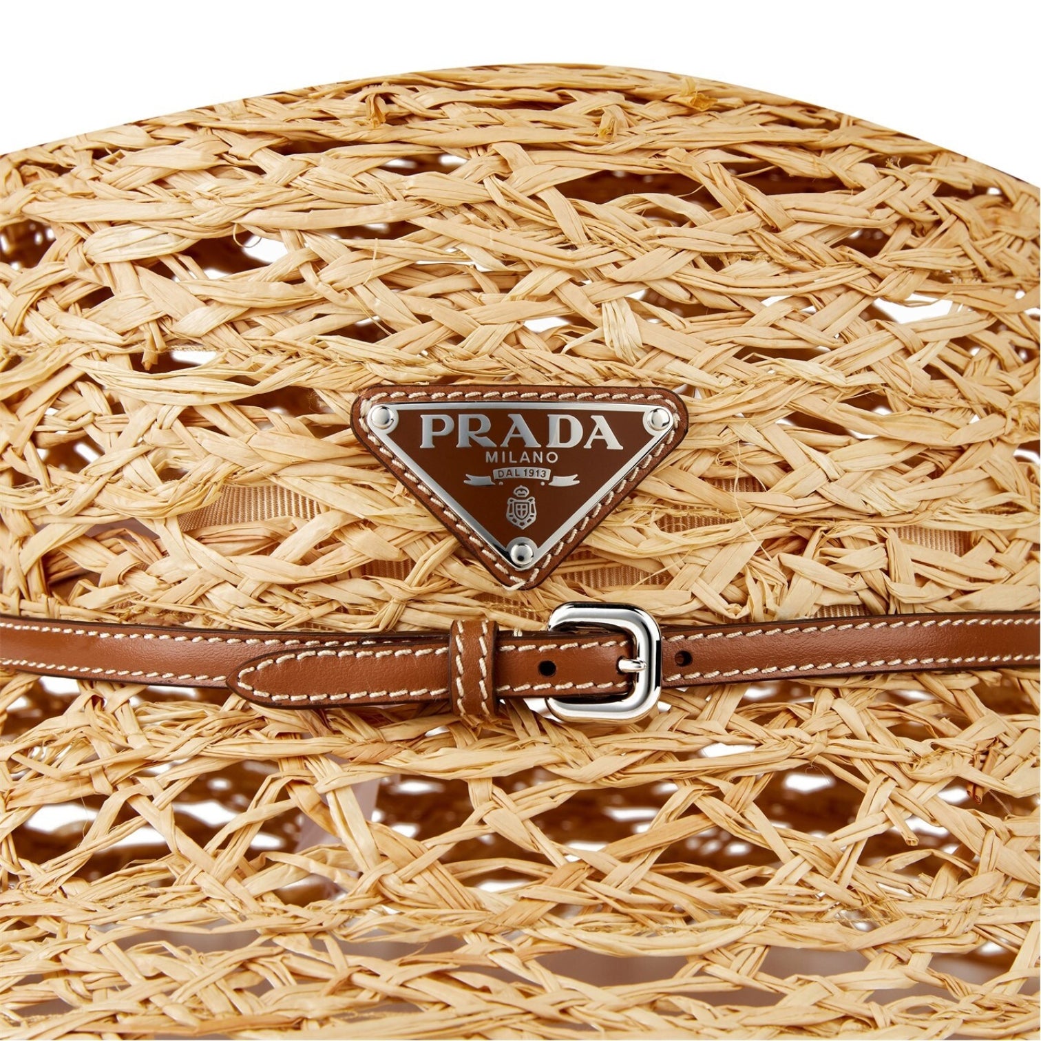 LUXURY HUB PRADA RAFFIA BUCKET HAT