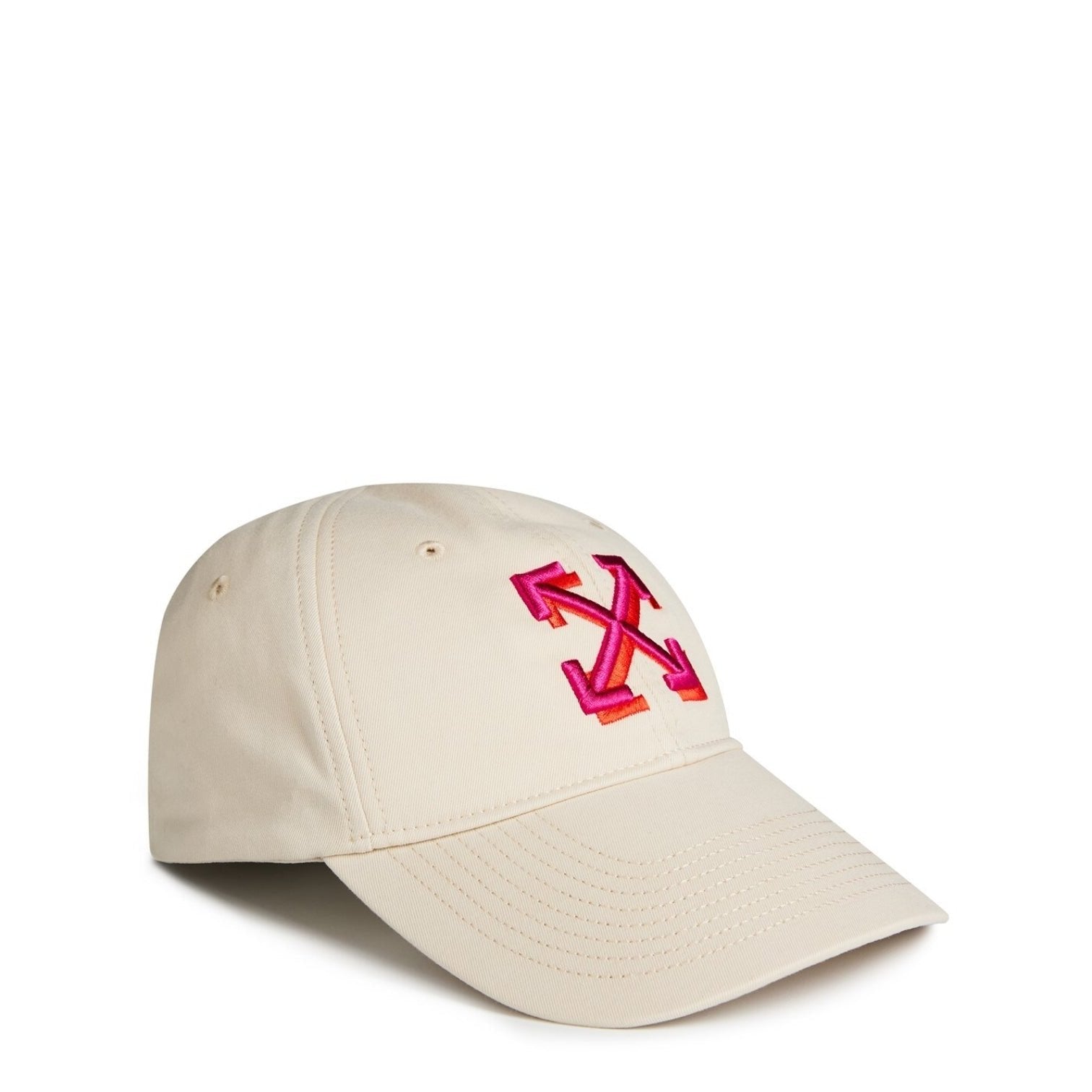 LUXURY HUB OFF WHITE EMBROIDERD BASEBALL CAP