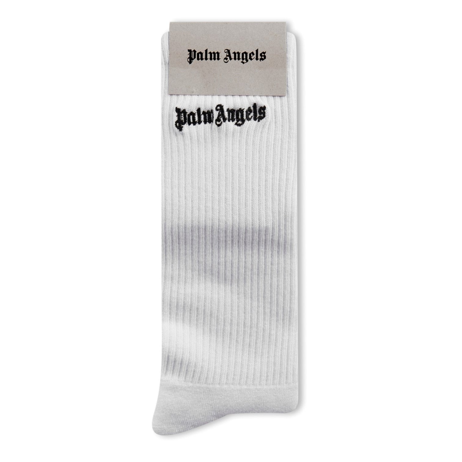 LUXURY HUB PALM ANGELS EMBROIDERY LOGO SOCKS