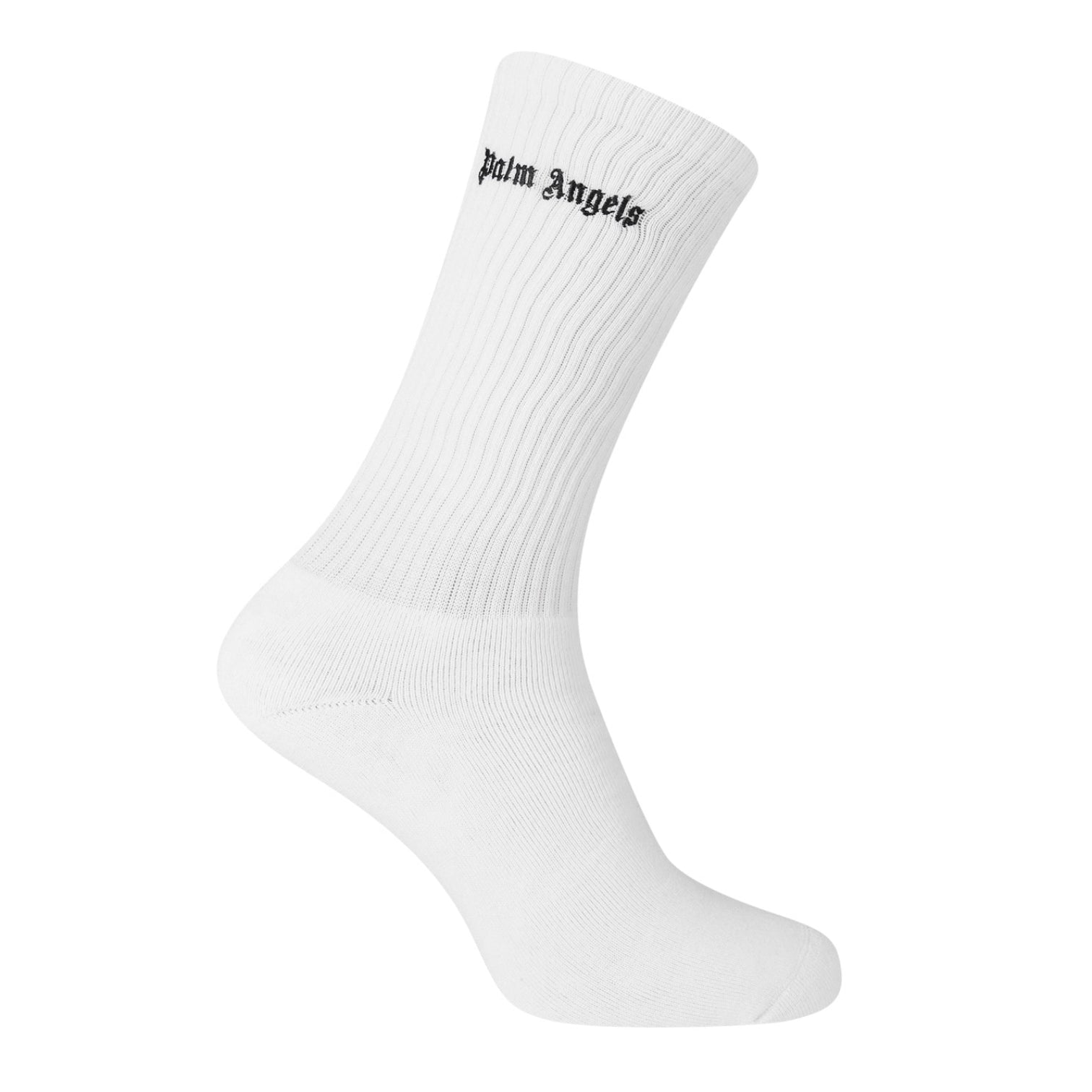 LUXURY HUB PALM ANGELS EMBROIDERY LOGO SOCKS