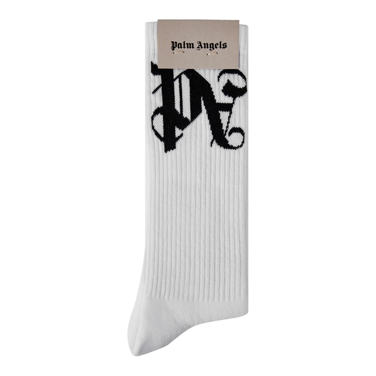 LUXURY HUB PALM ANGELS MONOGRAM SOCKS