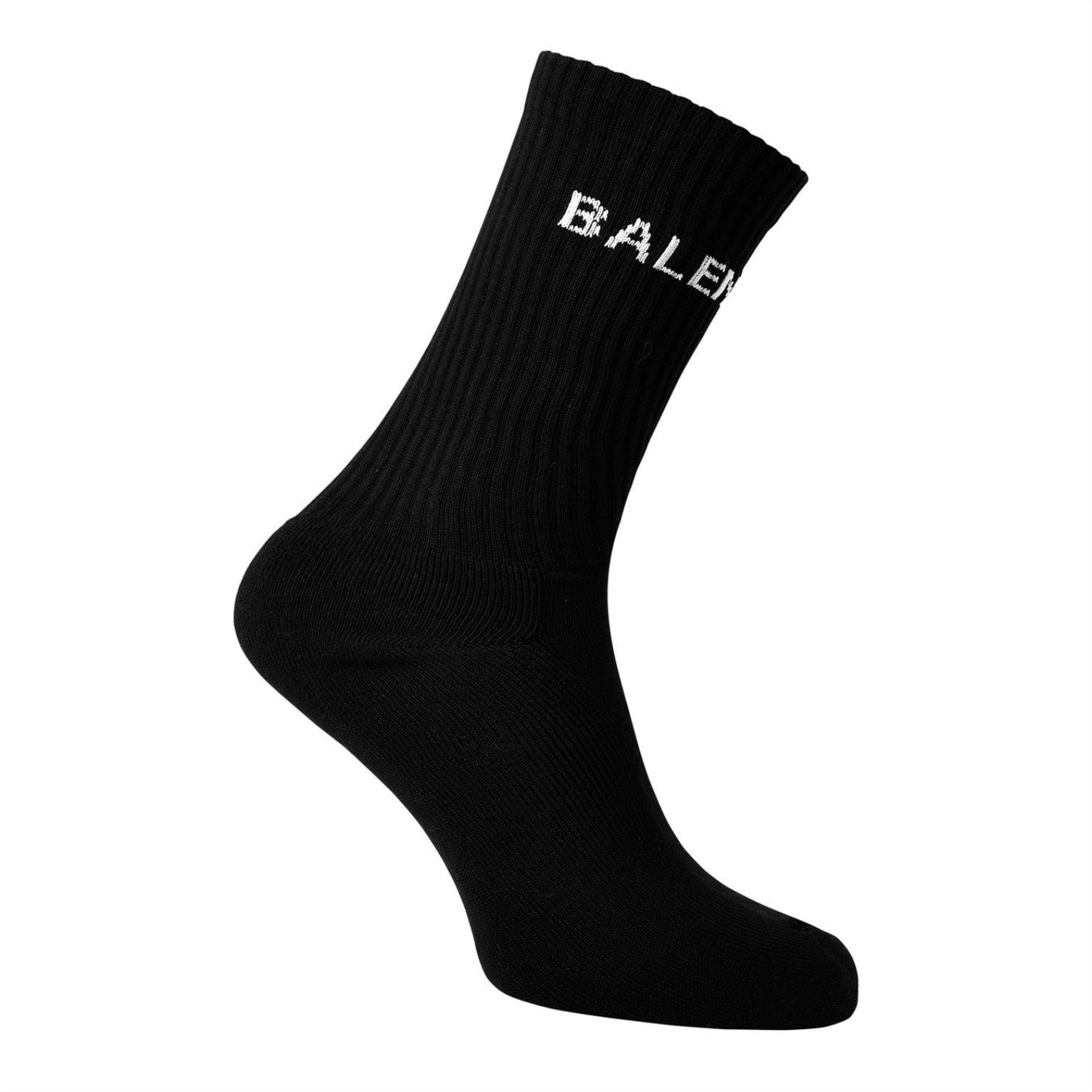 LUXURY HUB BALENCIAGA LOGO CREW SOCKS