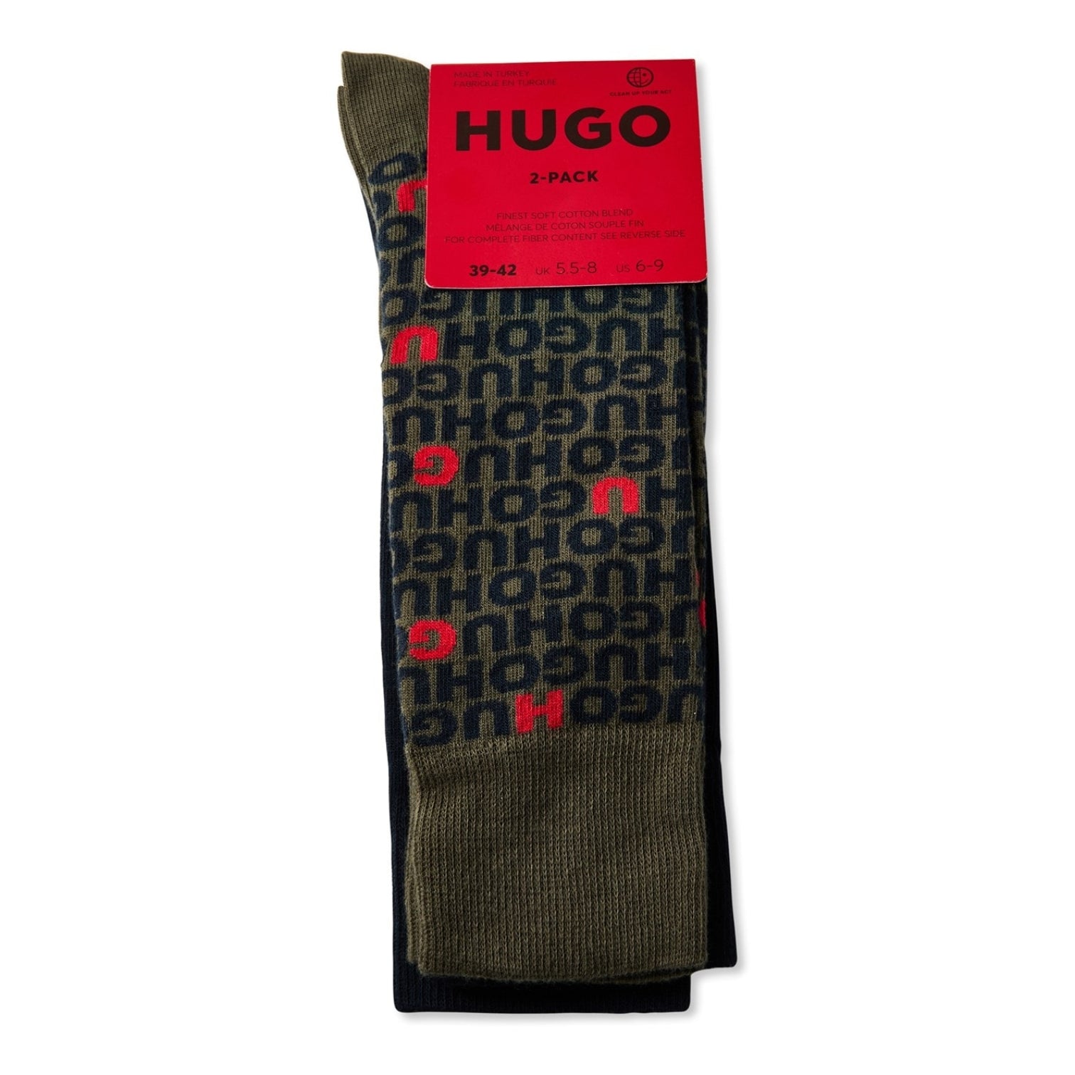 LUXURY HUB HUGO 2PACK RS TORTUGA SOCKS