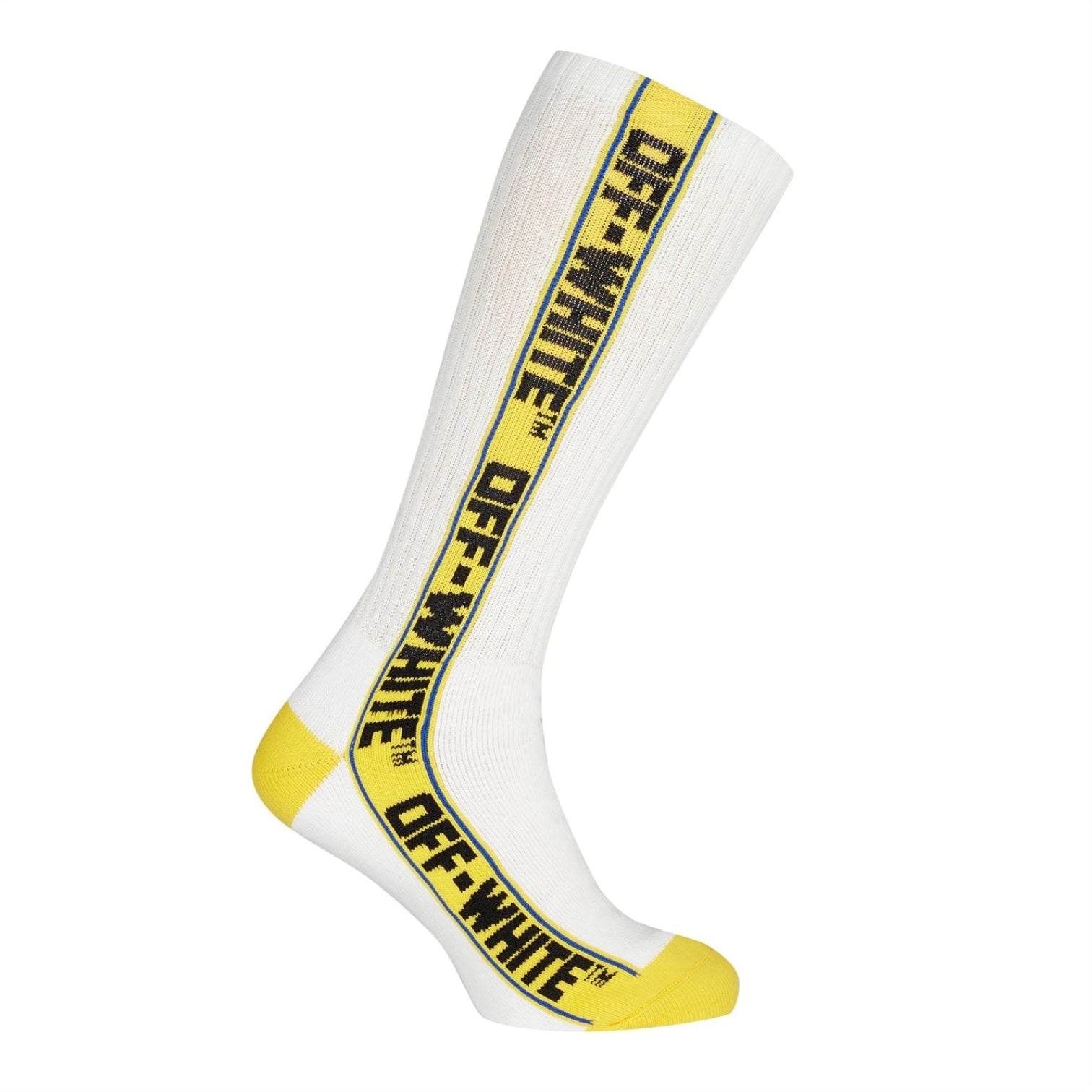 LUXURY HUB OFF WHITE INDUSTRIAL BELT STRIPE SOCKS