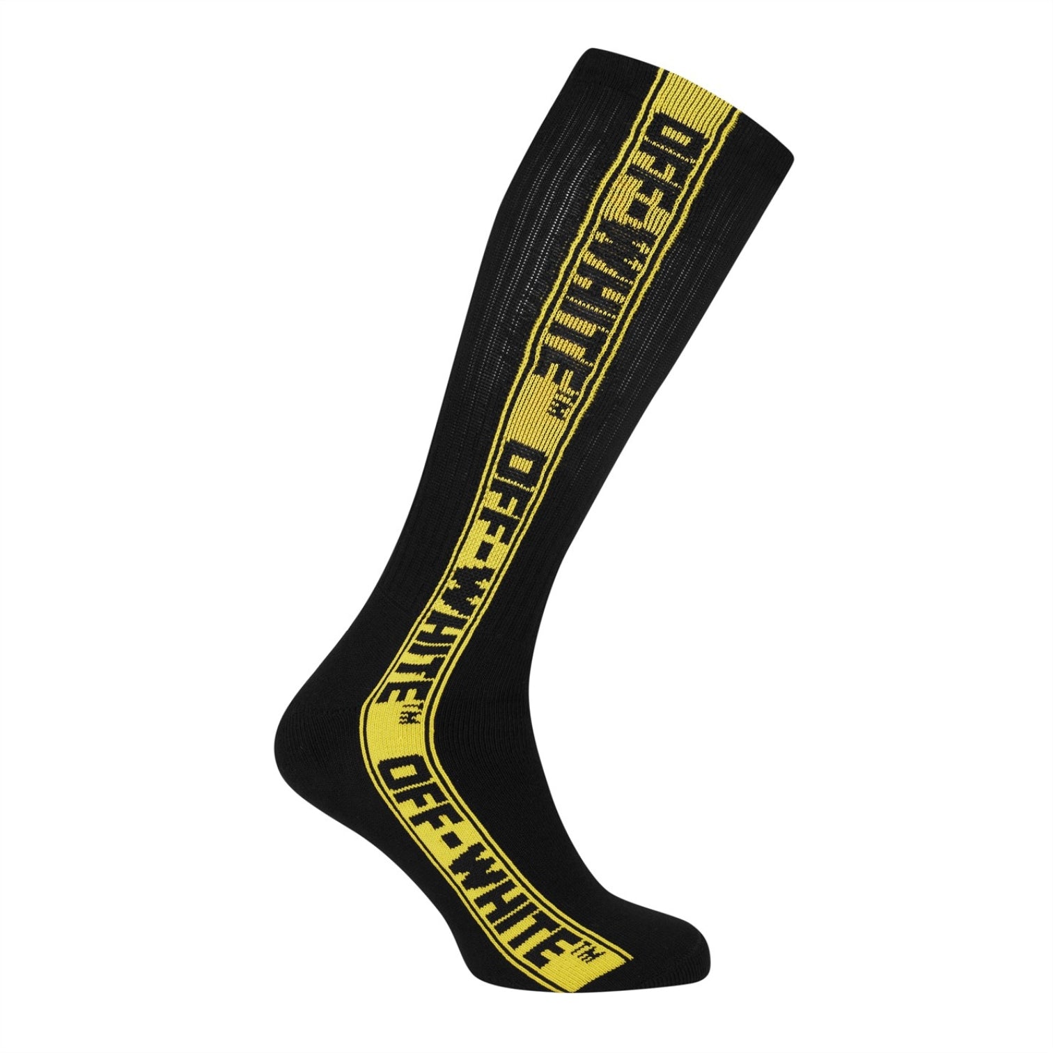 LUXURY HUB OFF WHITE INDUSTRIAL BELT STRIPE SOCKS