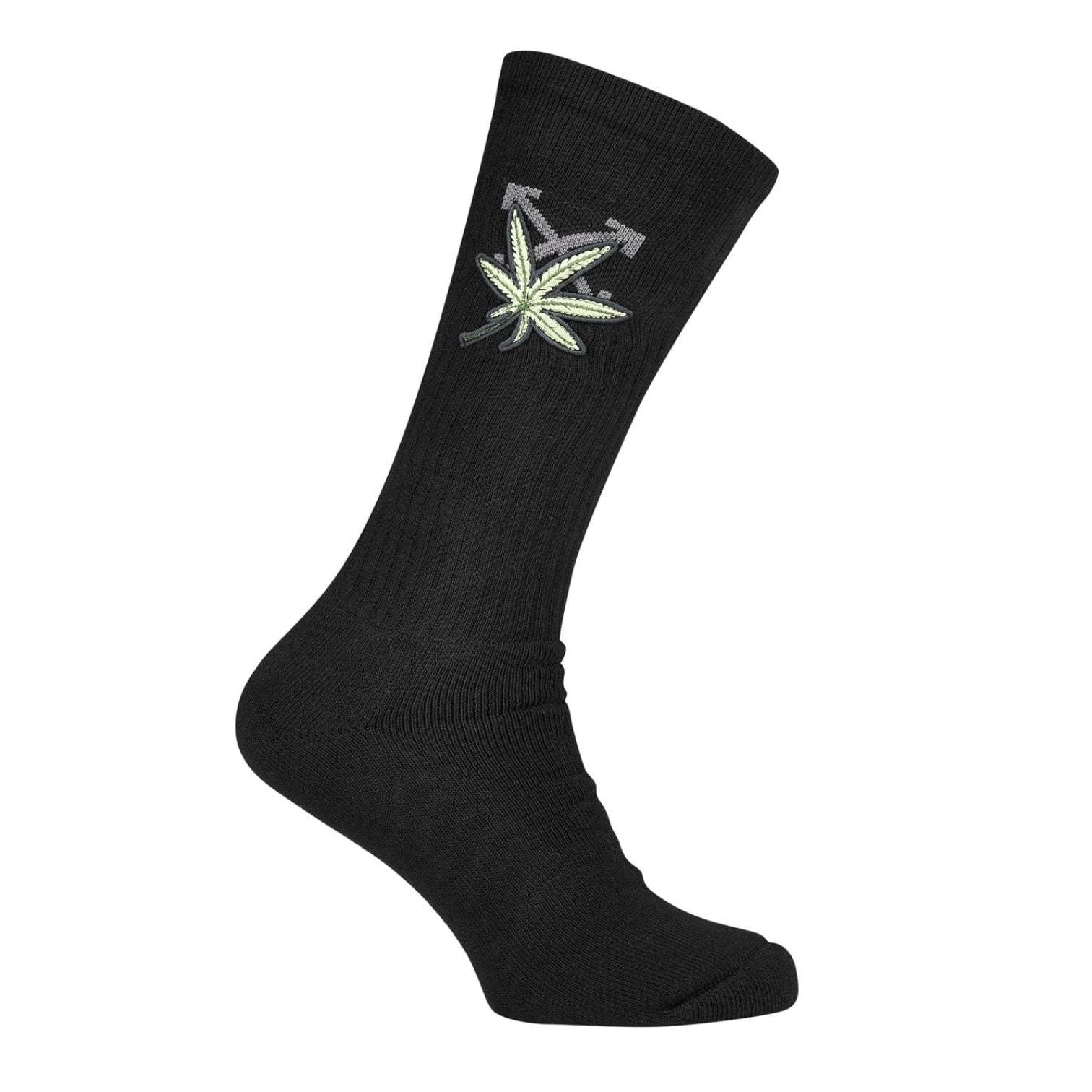 LUXURY HUB OFF WHITE WEED SOCKS