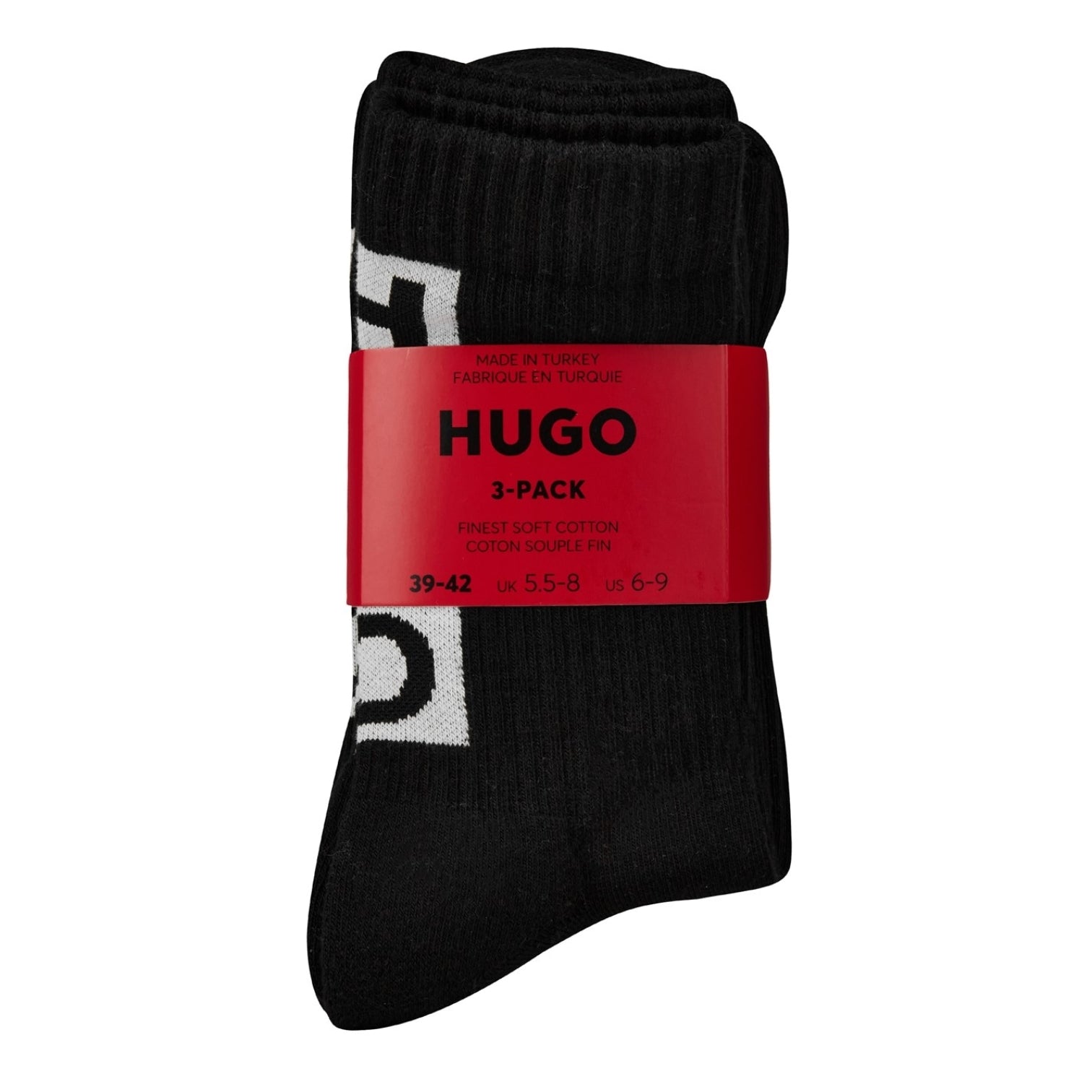 LUXURY HUB HUGO 3PACK QS SINCE93 SOCKS