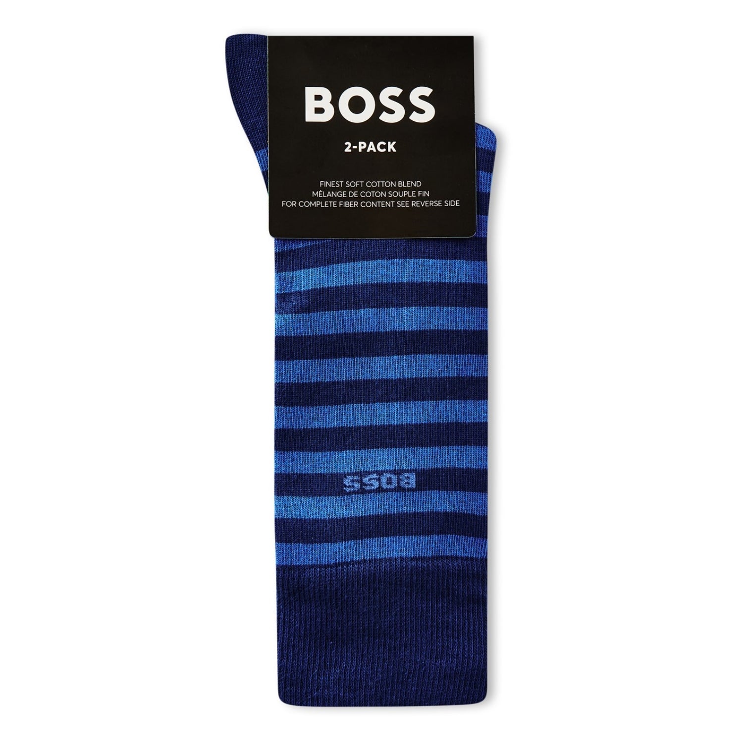 LUXURY HUB BOSS 2PACK RS STRIPE SOCKS