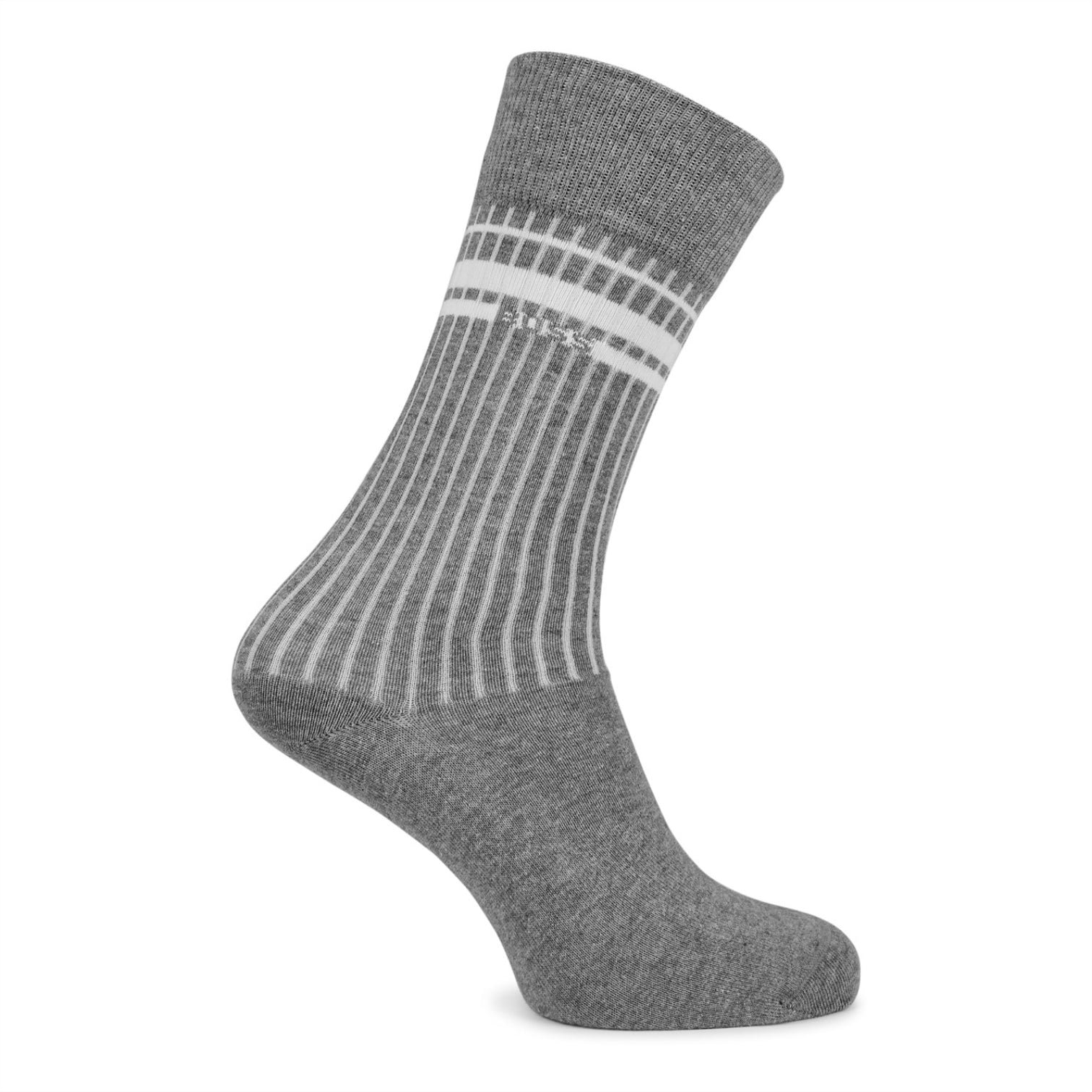 LUXURY HUB BOSS 2PACK RS RIB STRIPE SOCKS