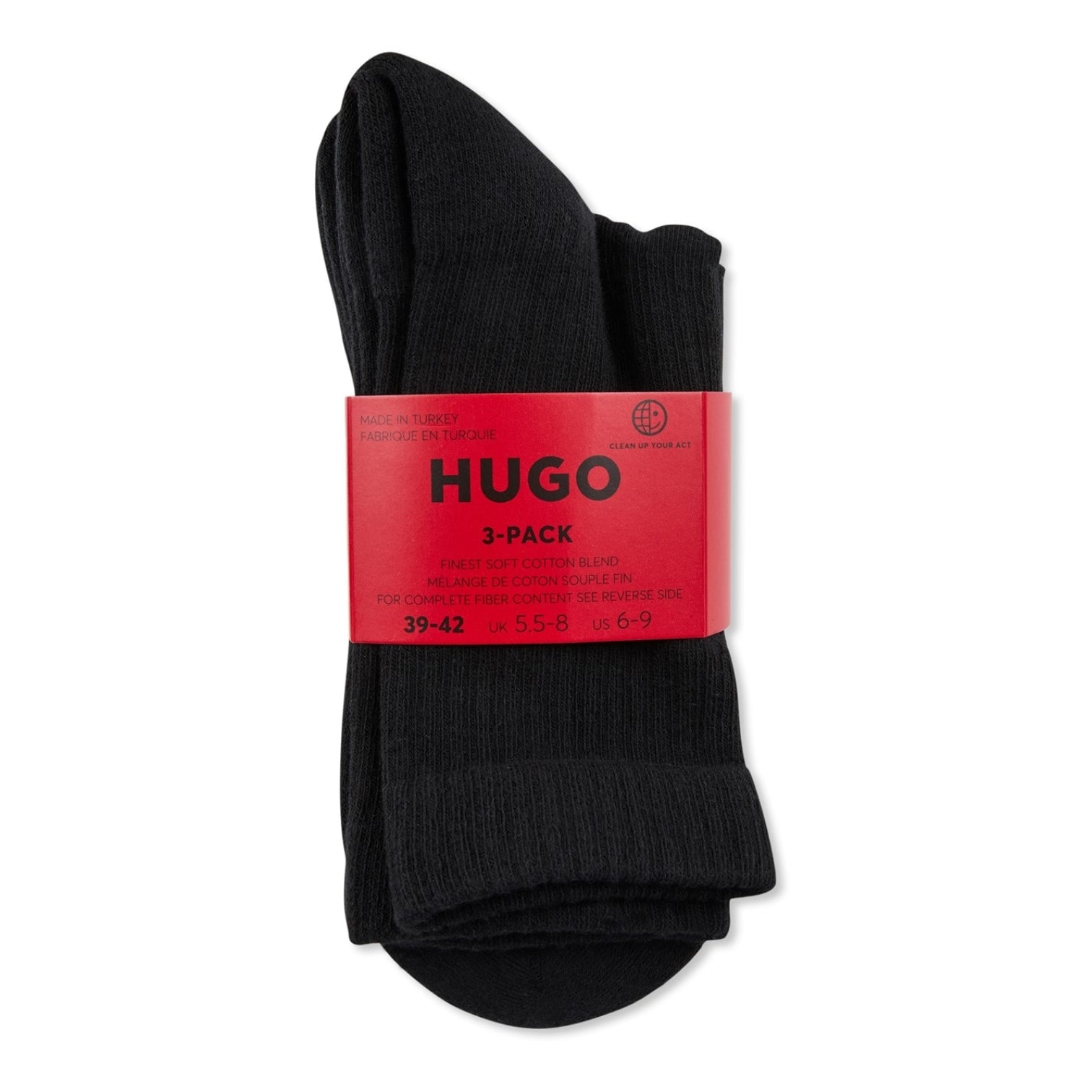 LUXURY HUB HUGO 3PACK QS NEON LOGO SOCKS