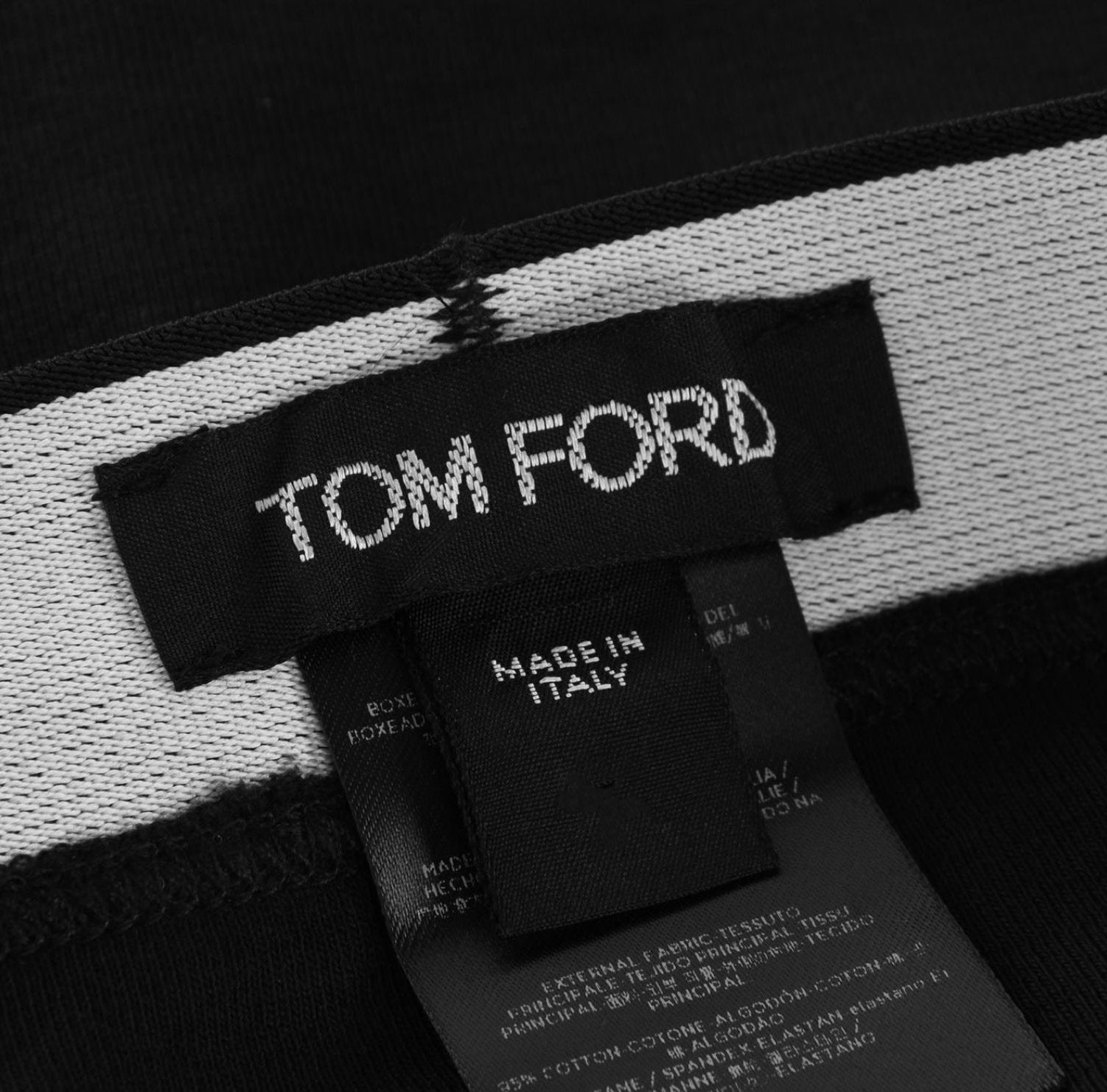 LUXURY HUB TOM FORD LOGO BOXER BRIEFS