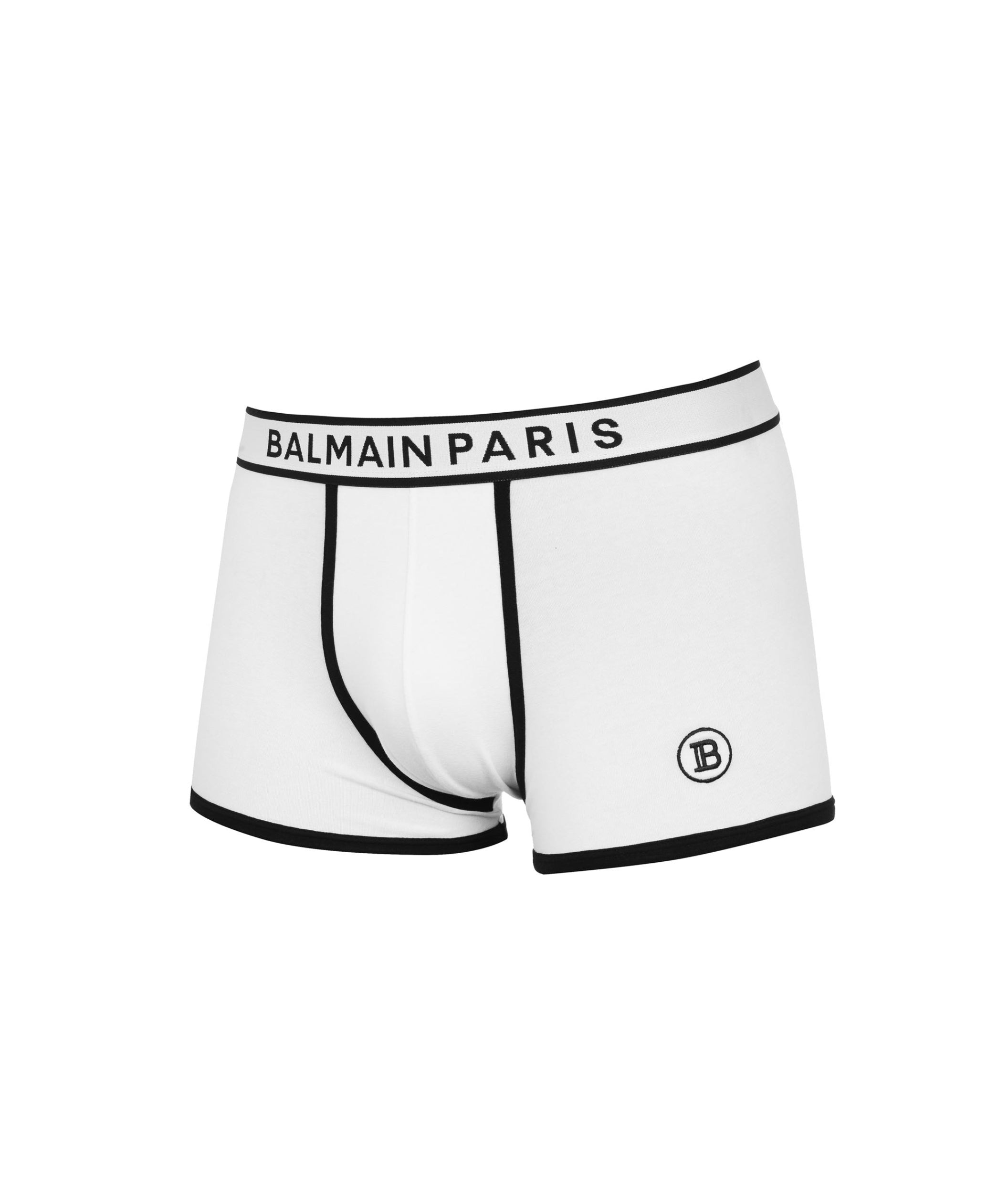 LUXURY HUB BALMAIN PARIS LOGO BOXERS