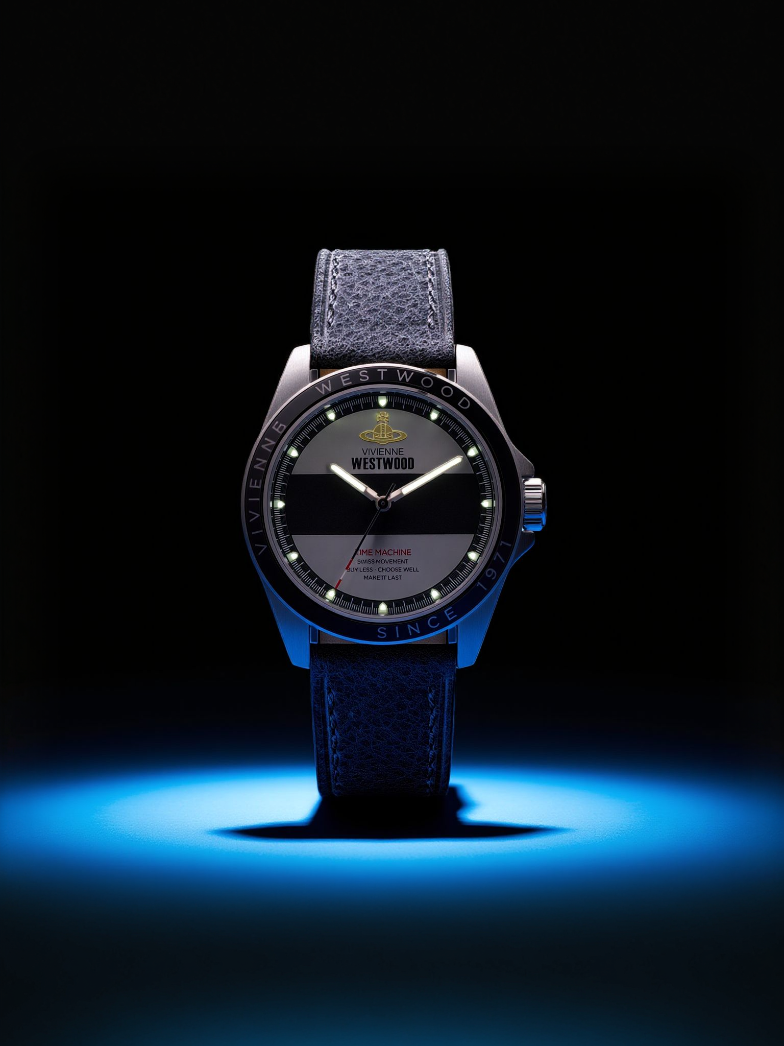 LUXURY HUB VIVIENNE WESTWOOD VIVIENNE WESTWOOD THE BLACKWALL WATCH VV293BKBK
