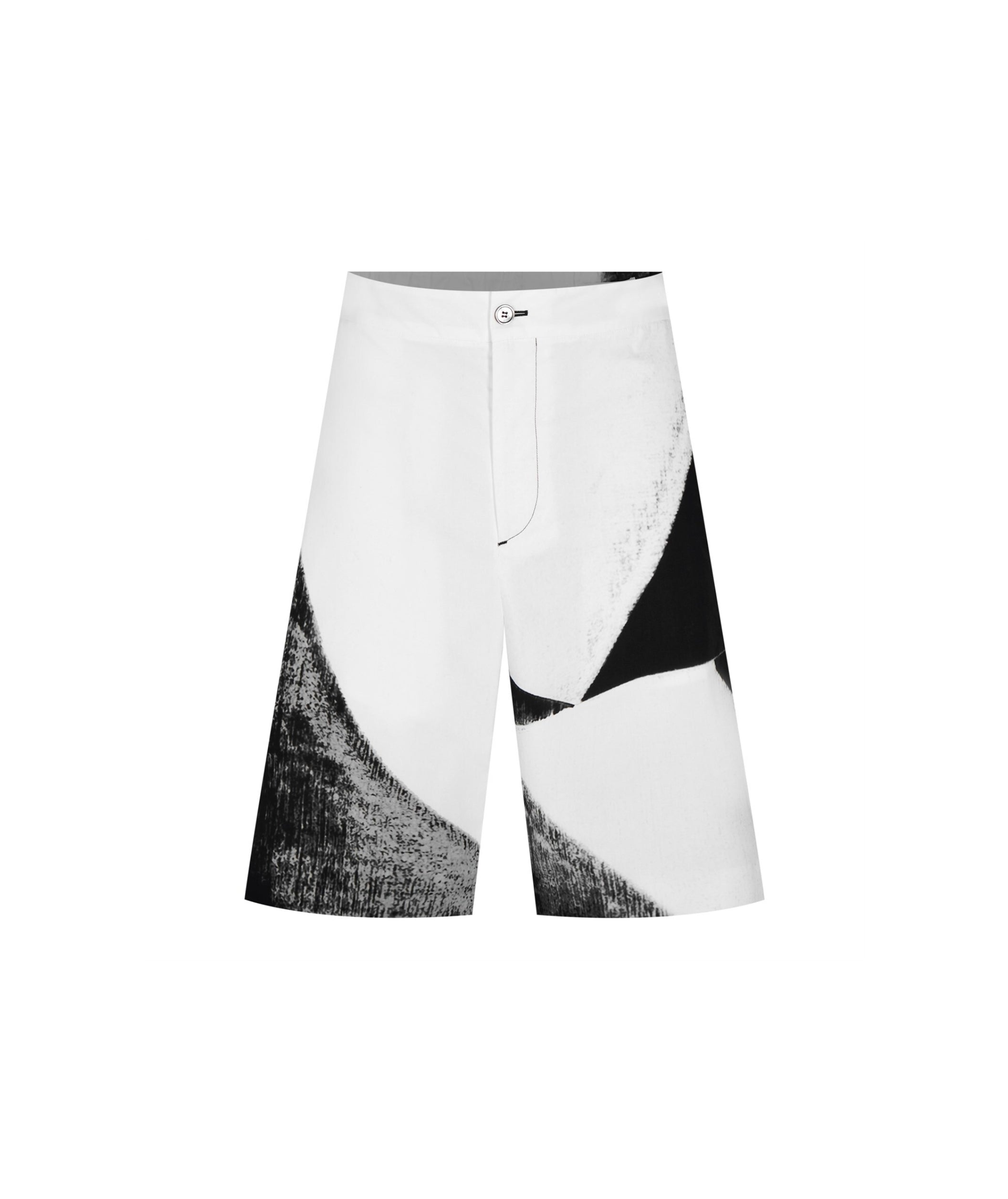 LUXURY HUB ALEXANDER MCQUEEN ABSTRACT PRINT SHORTS